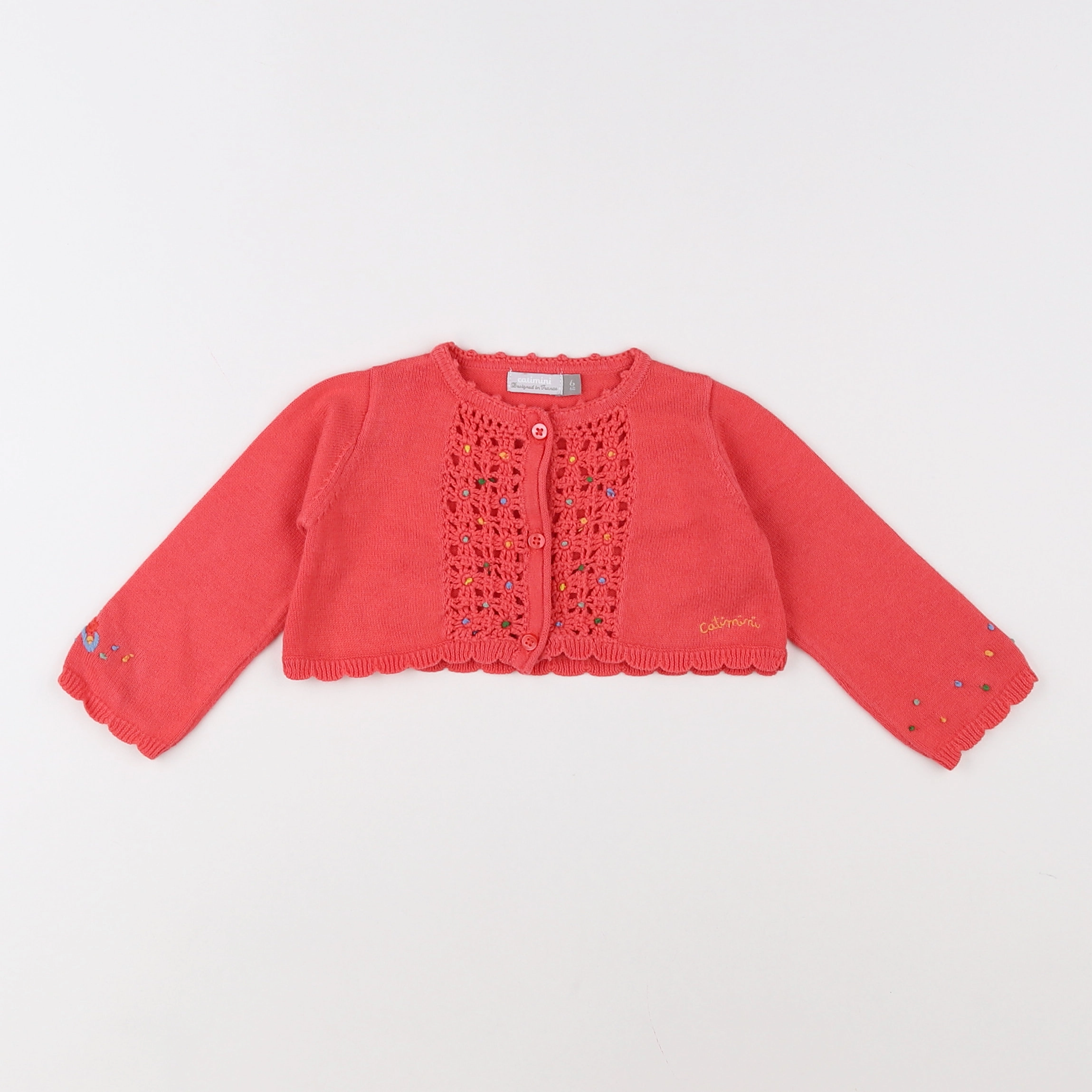 Catimini - gilet rose - 6 mois