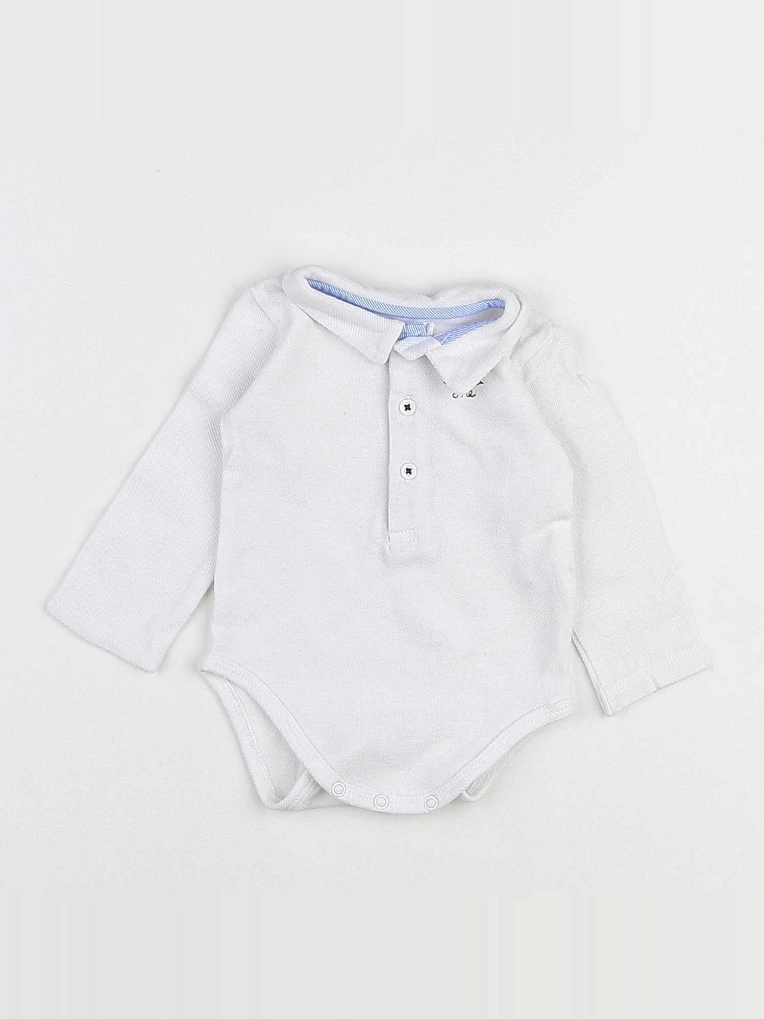 Boutchou - body vetement blanc - 3 mois