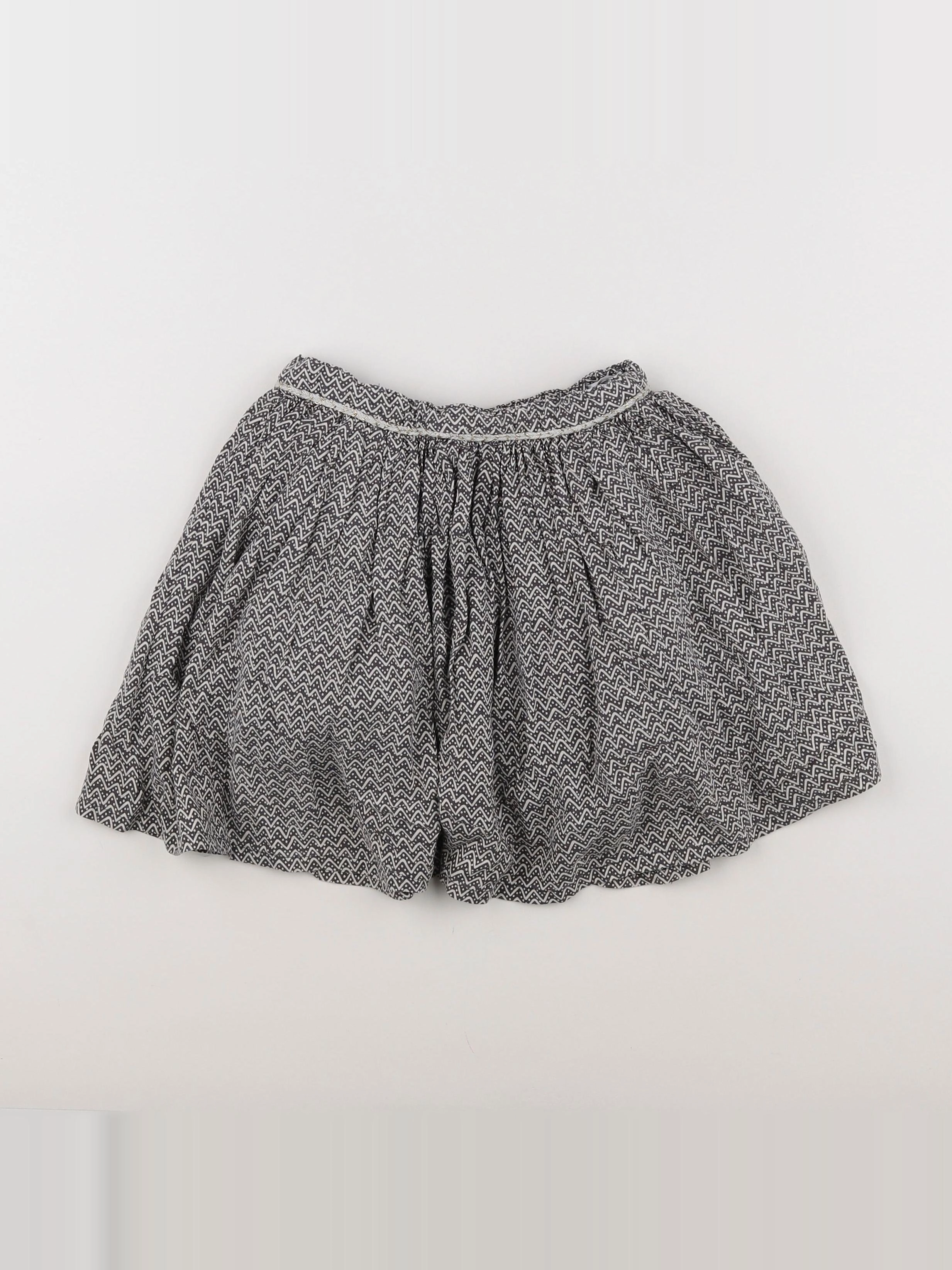 Tape à l'oeil - jupe gris, blanc - 8 ans
