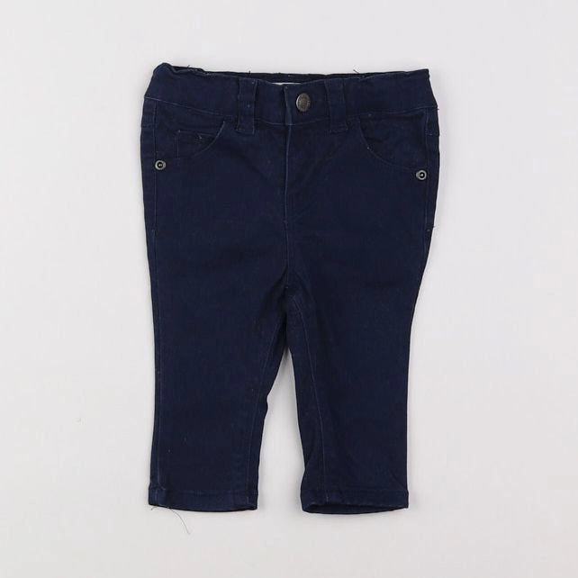 Vertbaudet - pantalon bleu - 3 mois