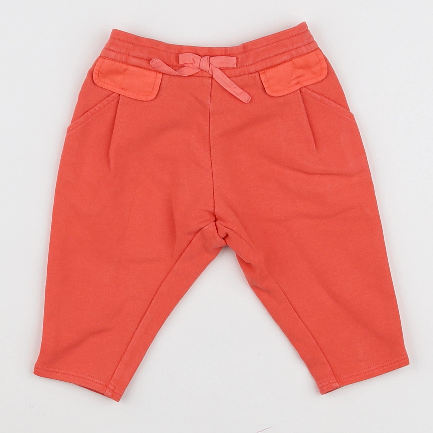 Chloé - pantalon orange - 1 mois