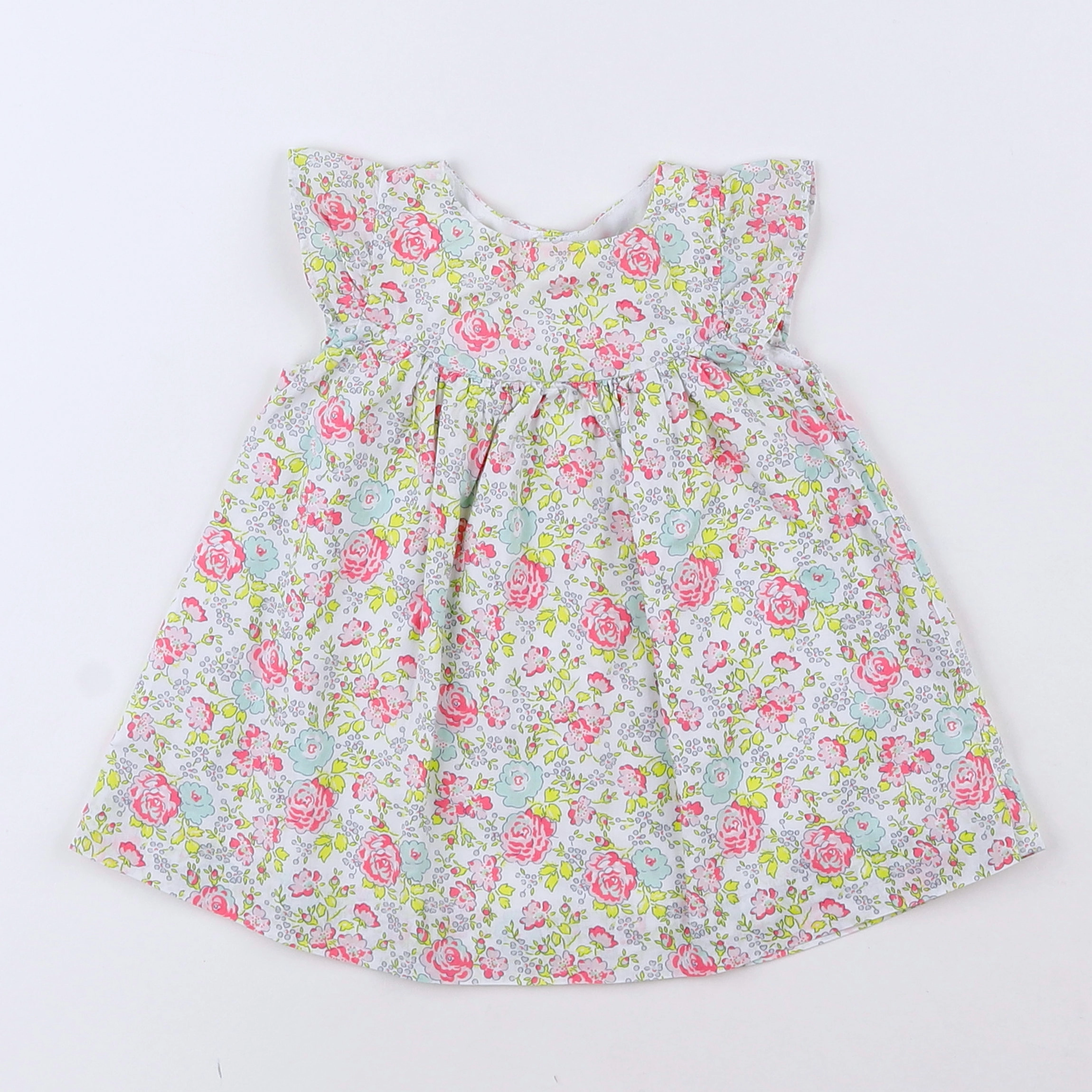 Jacadi - robe liberty blanc - 3 mois