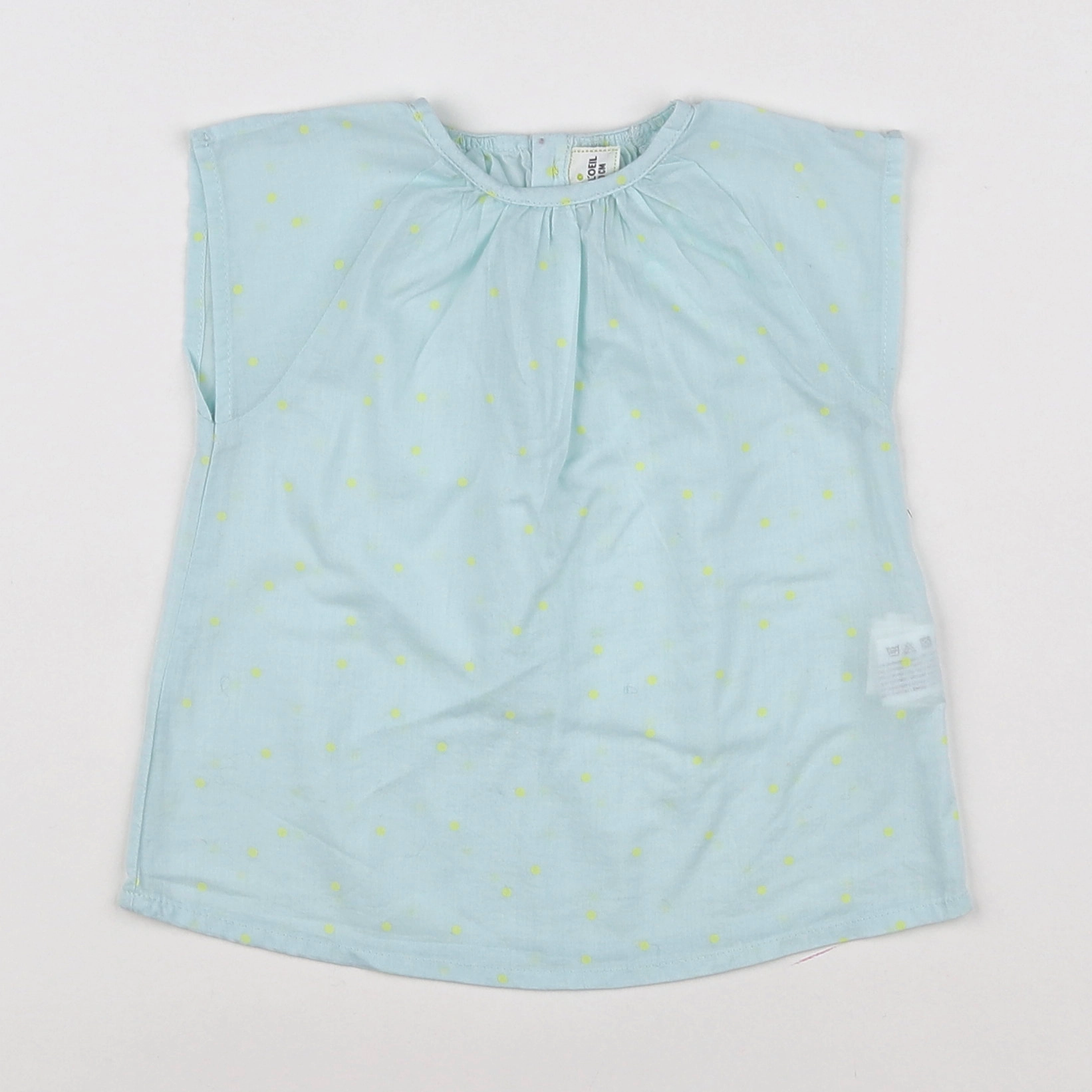 Tape à l'oeil - blouse bleu - 18 mois