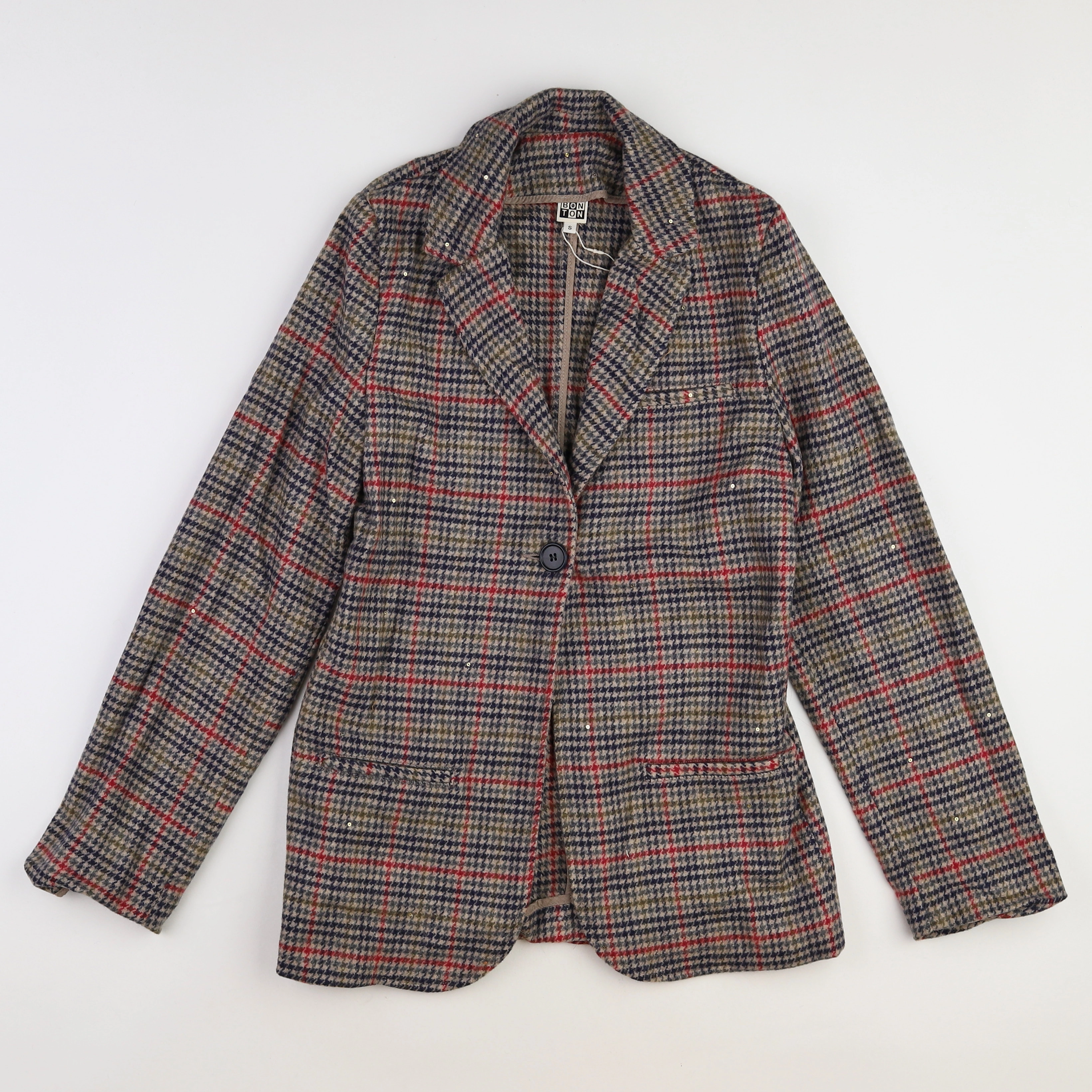 Bonton - veste multicolore (neuf) - 16 ans