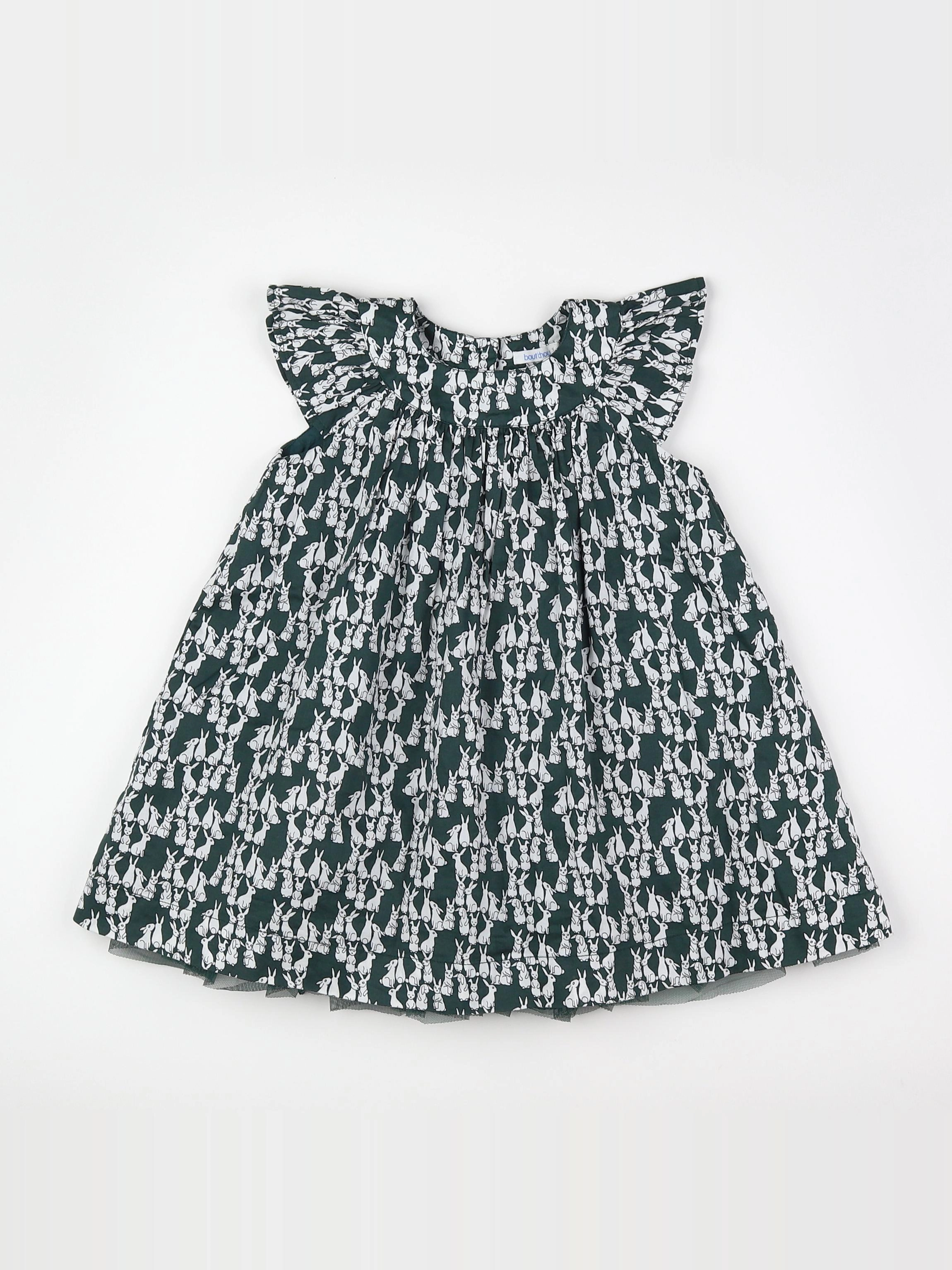 Boutchou - robe noir - 12 mois