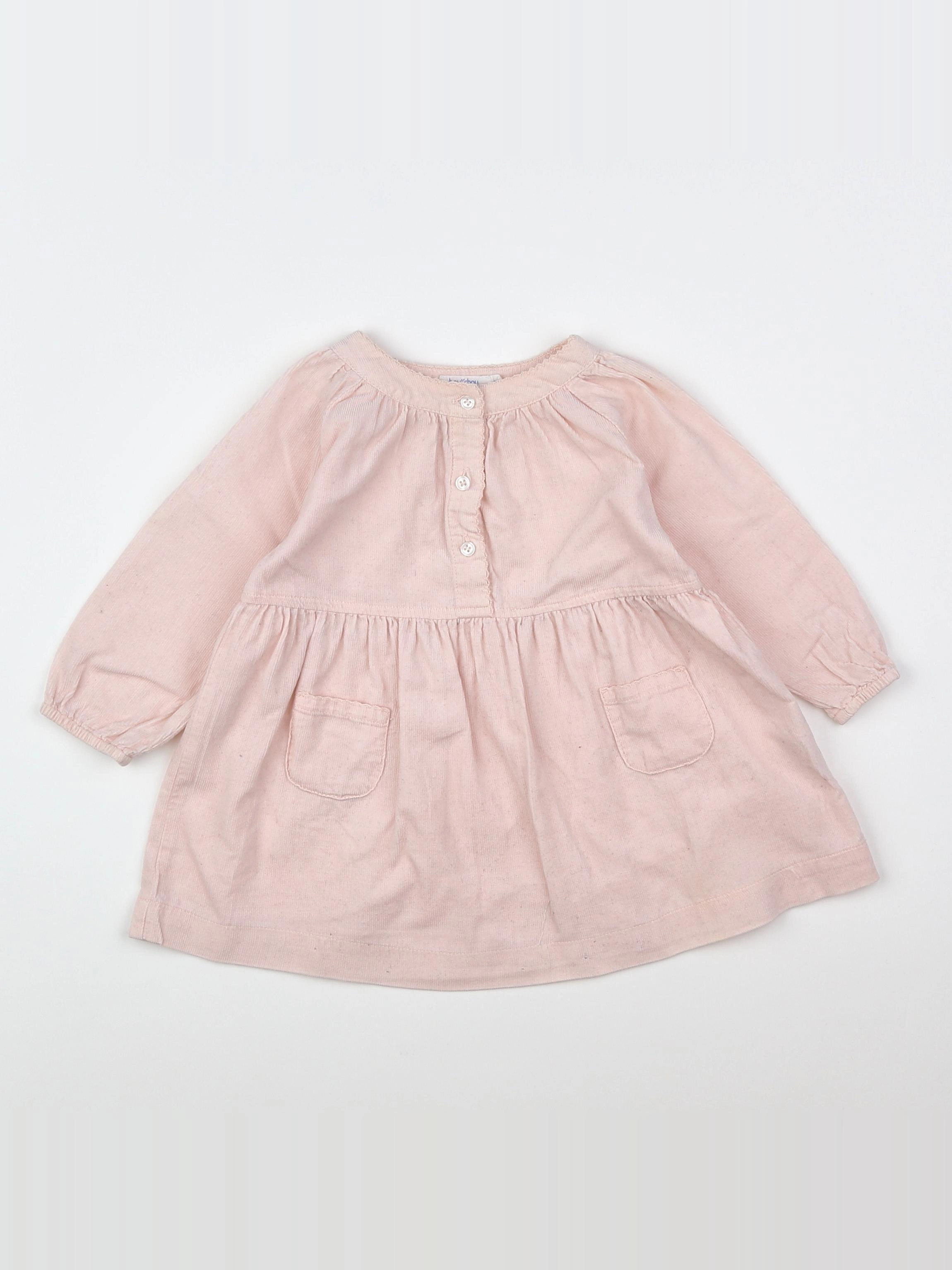 Boutchou - blouse rose - 9 mois