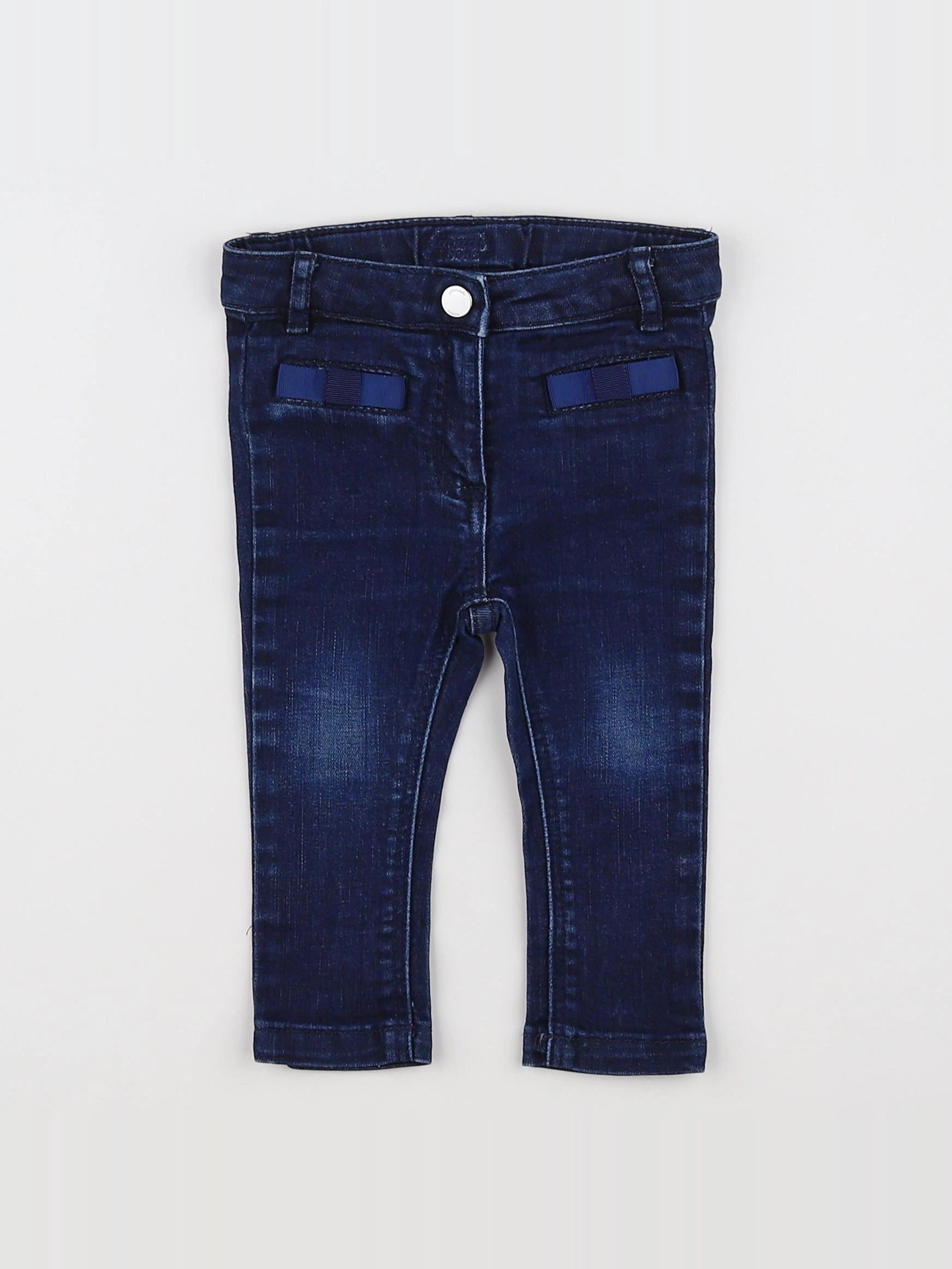 Jacadi - jean bleu - 12 mois