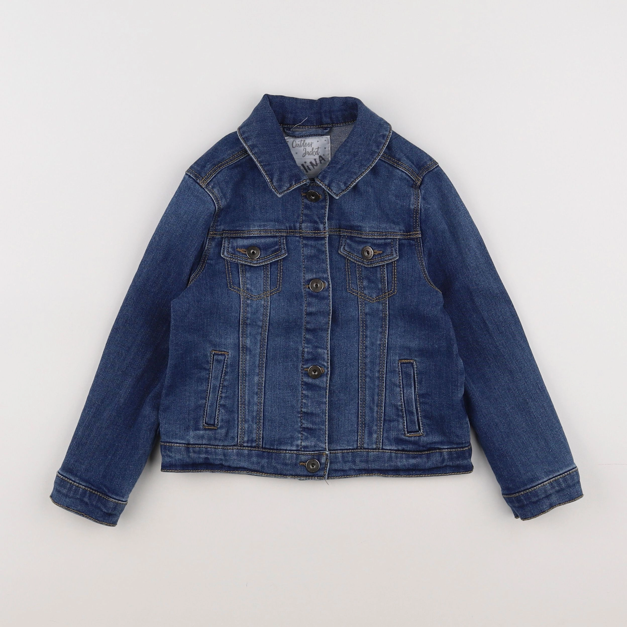 Vertbaudet - veste bleu - 4 ans