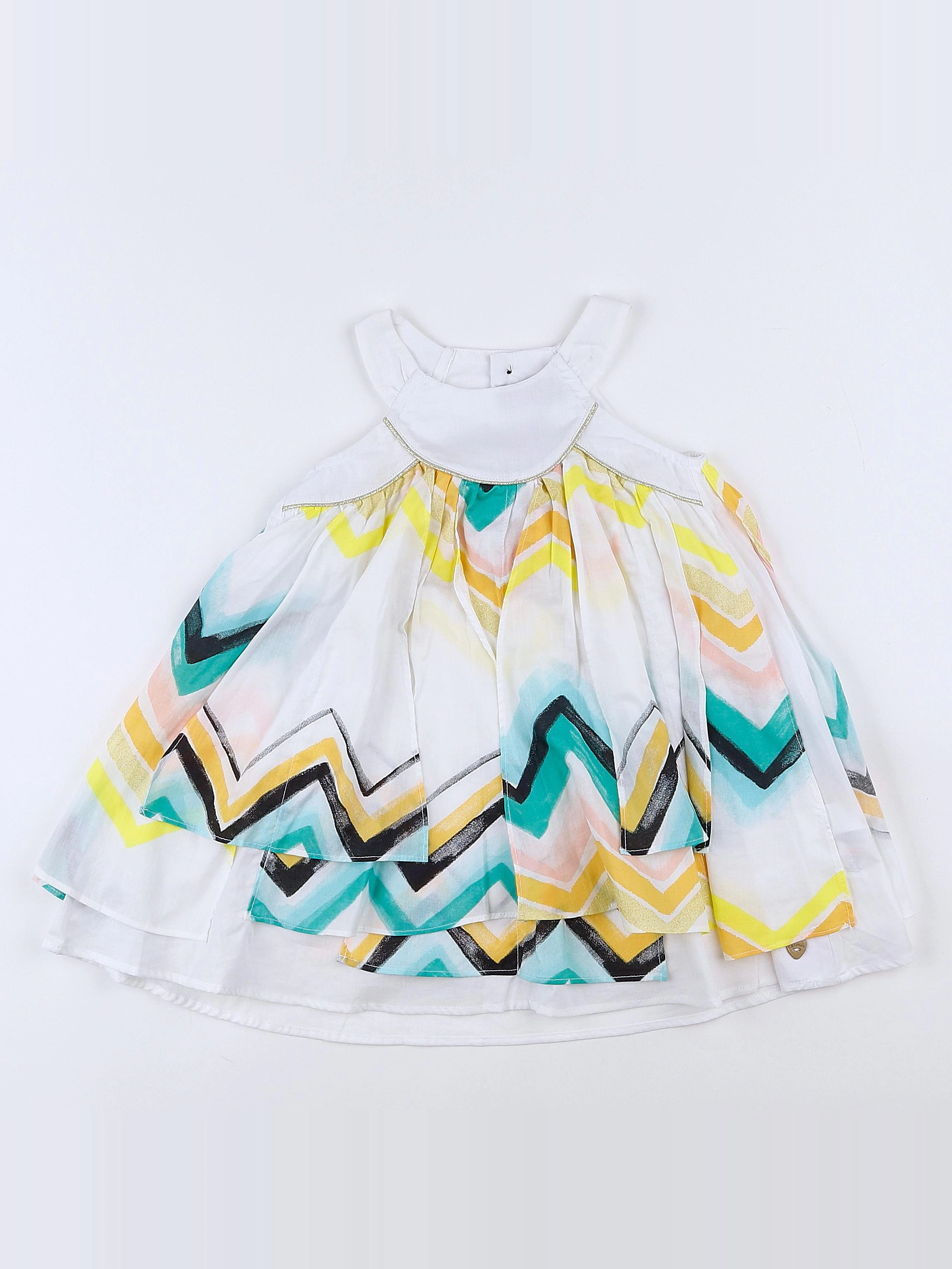 Catimini - robe multicolore (état neuf) - 18 mois
