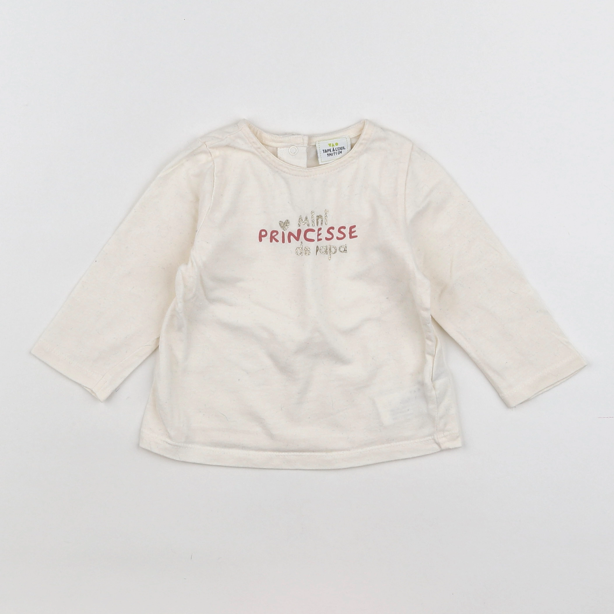 Tape à l'oeil - tee-shirt beige - 9 mois