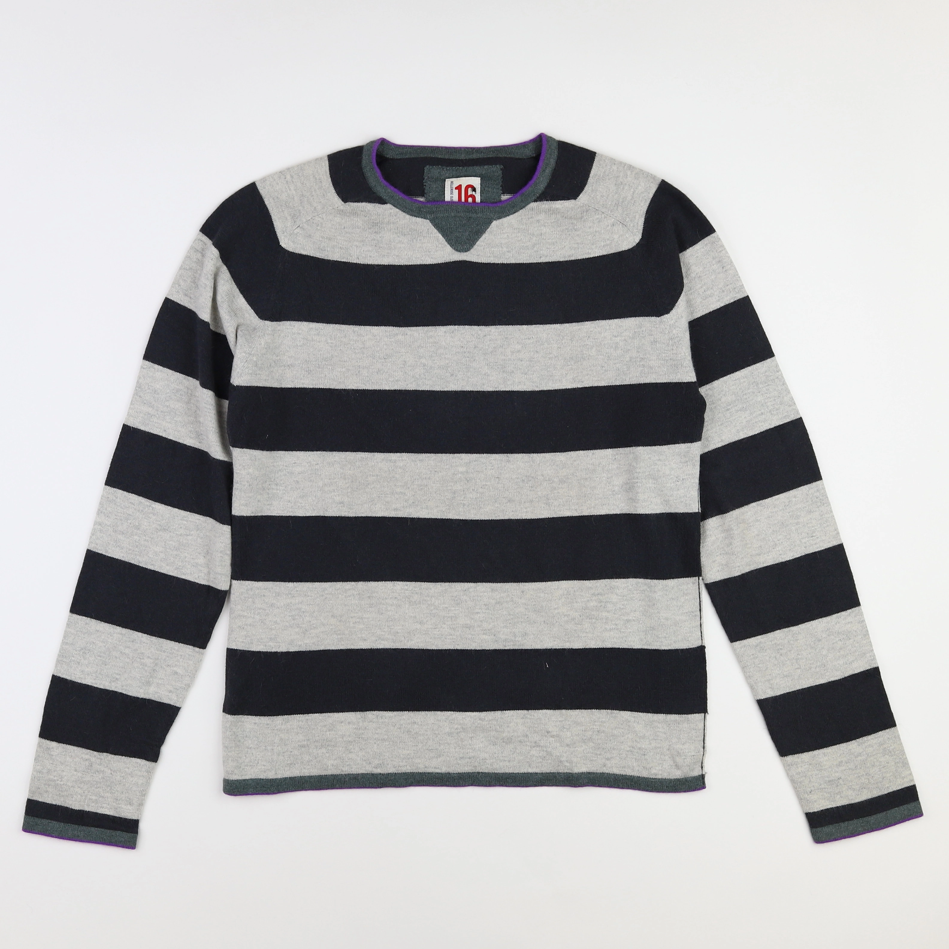 Bellerose - pull gris (état neuf) - 16 ans