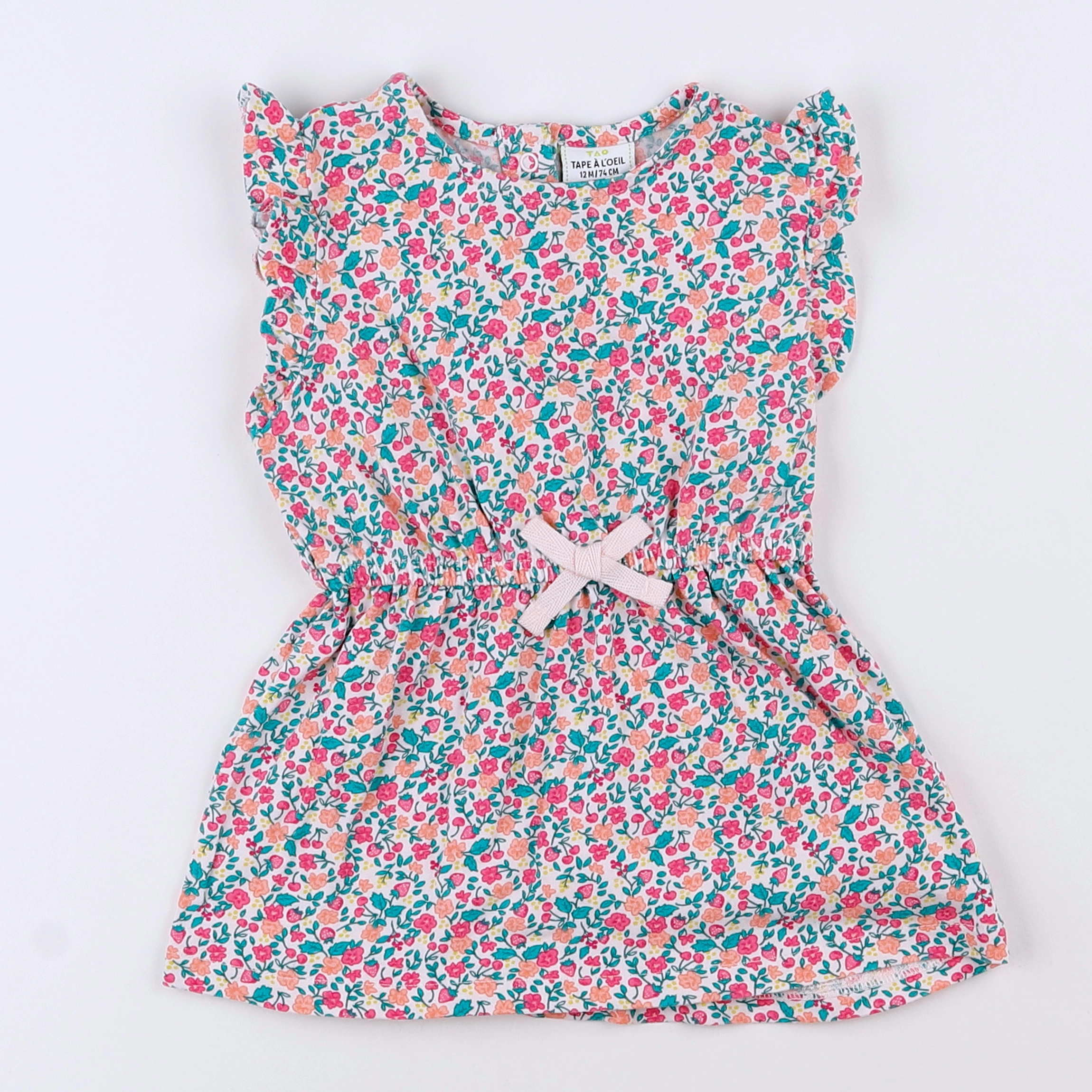 Tape à l'oeil - robe multicolore - 12 mois