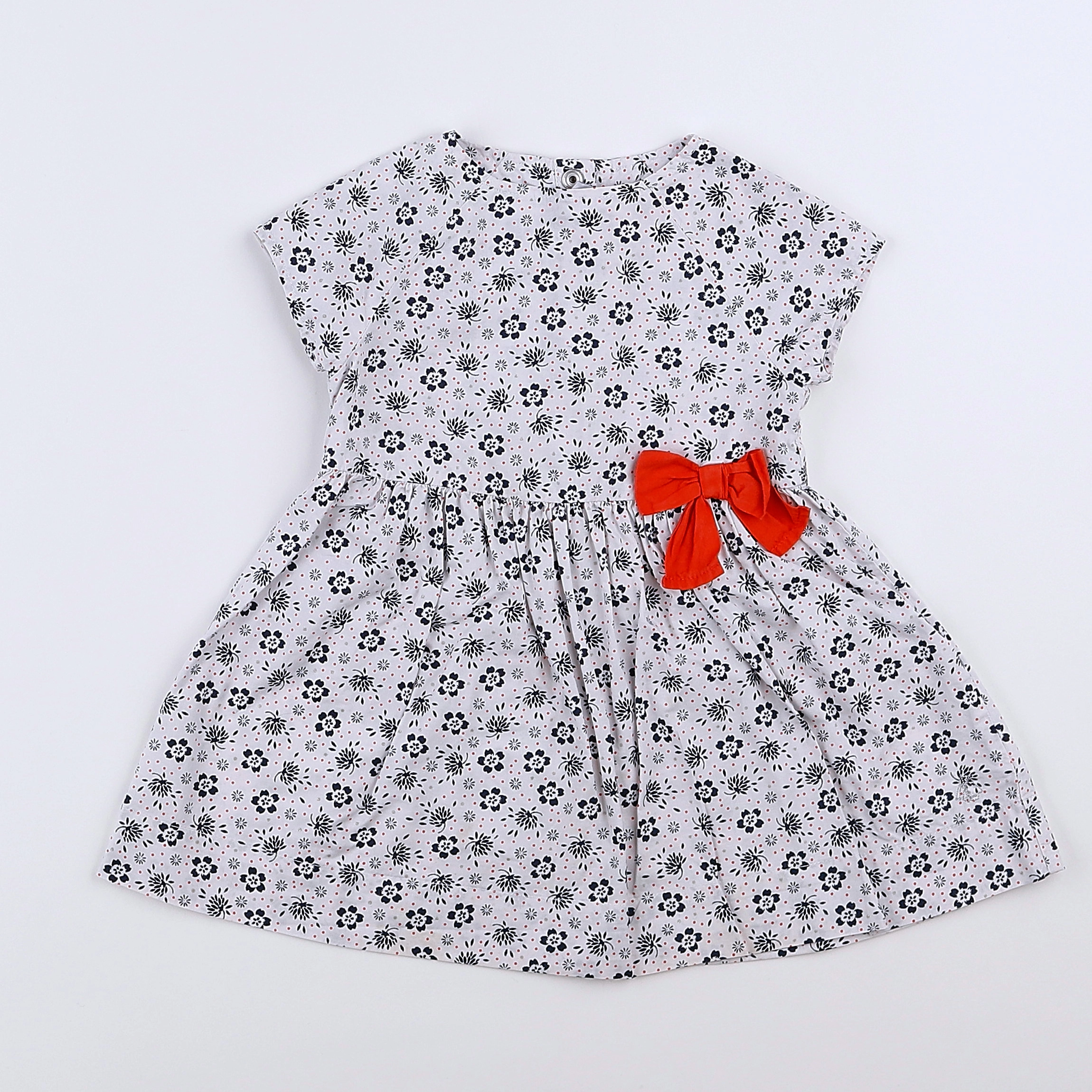 Petit Bateau - robe multicolore - 12 mois