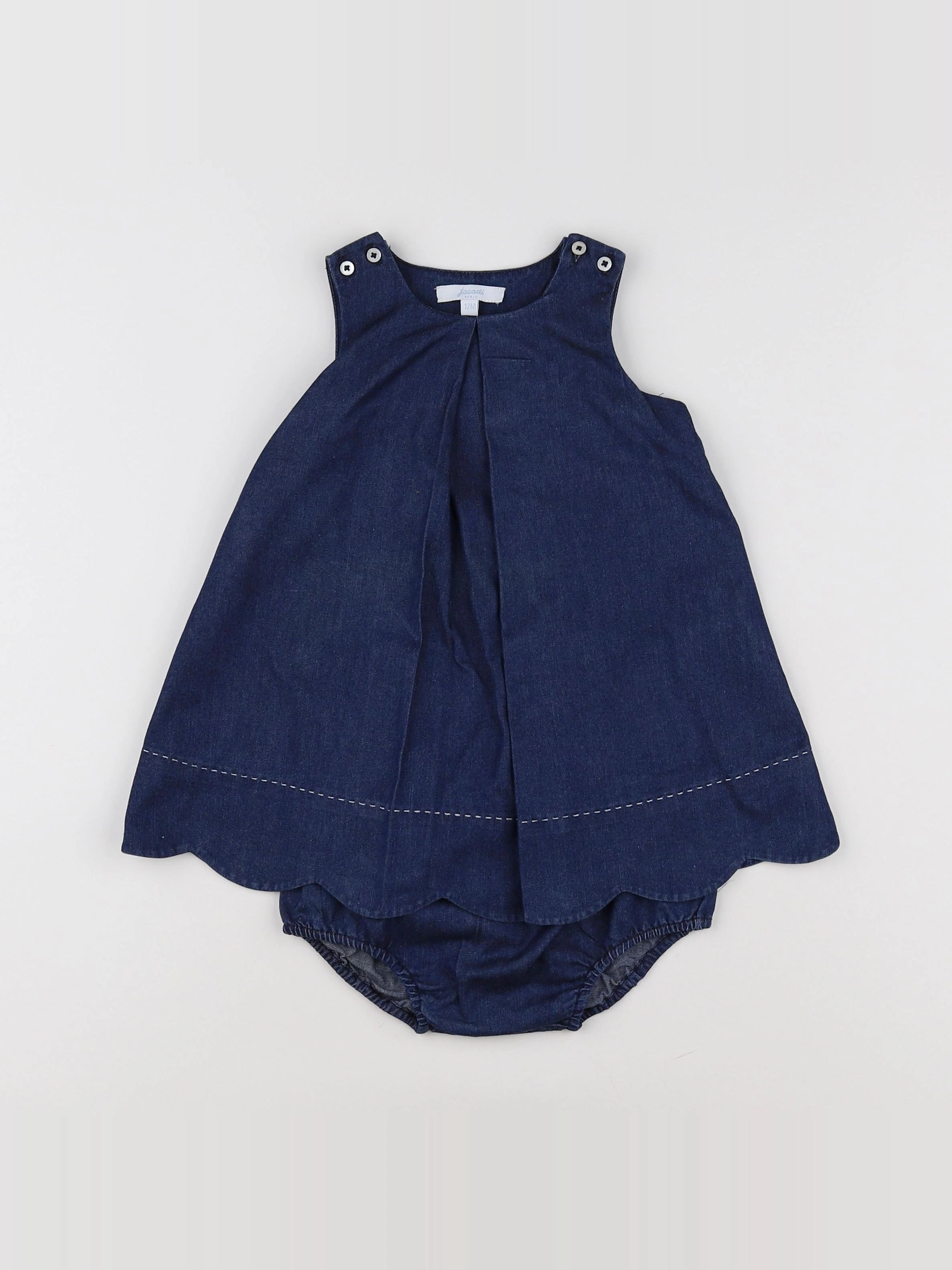 Jacadi - robe bleu - 12 mois