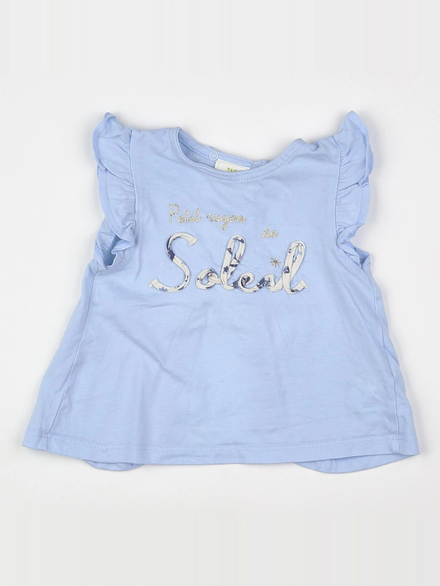 Tape à l'oeil - tee-shirt bleu - 9 mois