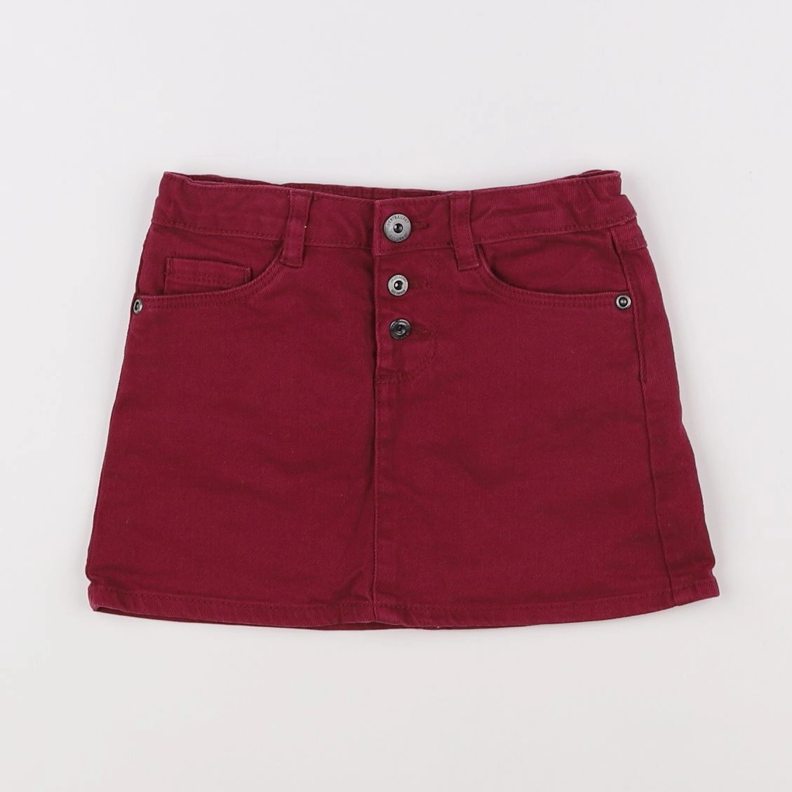 Vertbaudet - jupe rouge - 4 ans