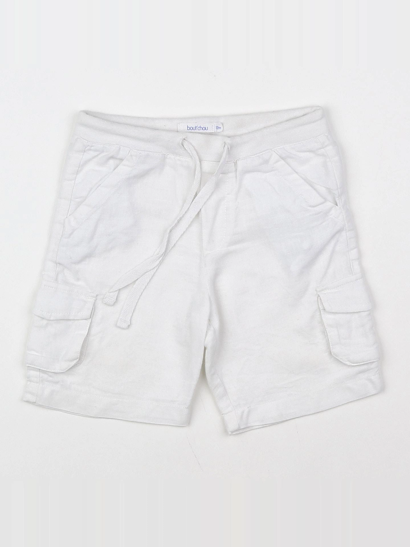 Boutchou - short blanc - 12 mois