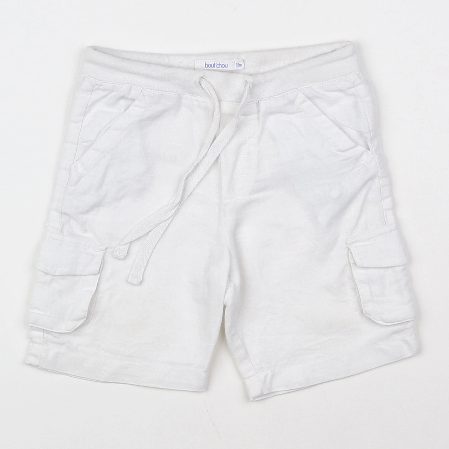 Boutchou - short blanc - 12 mois