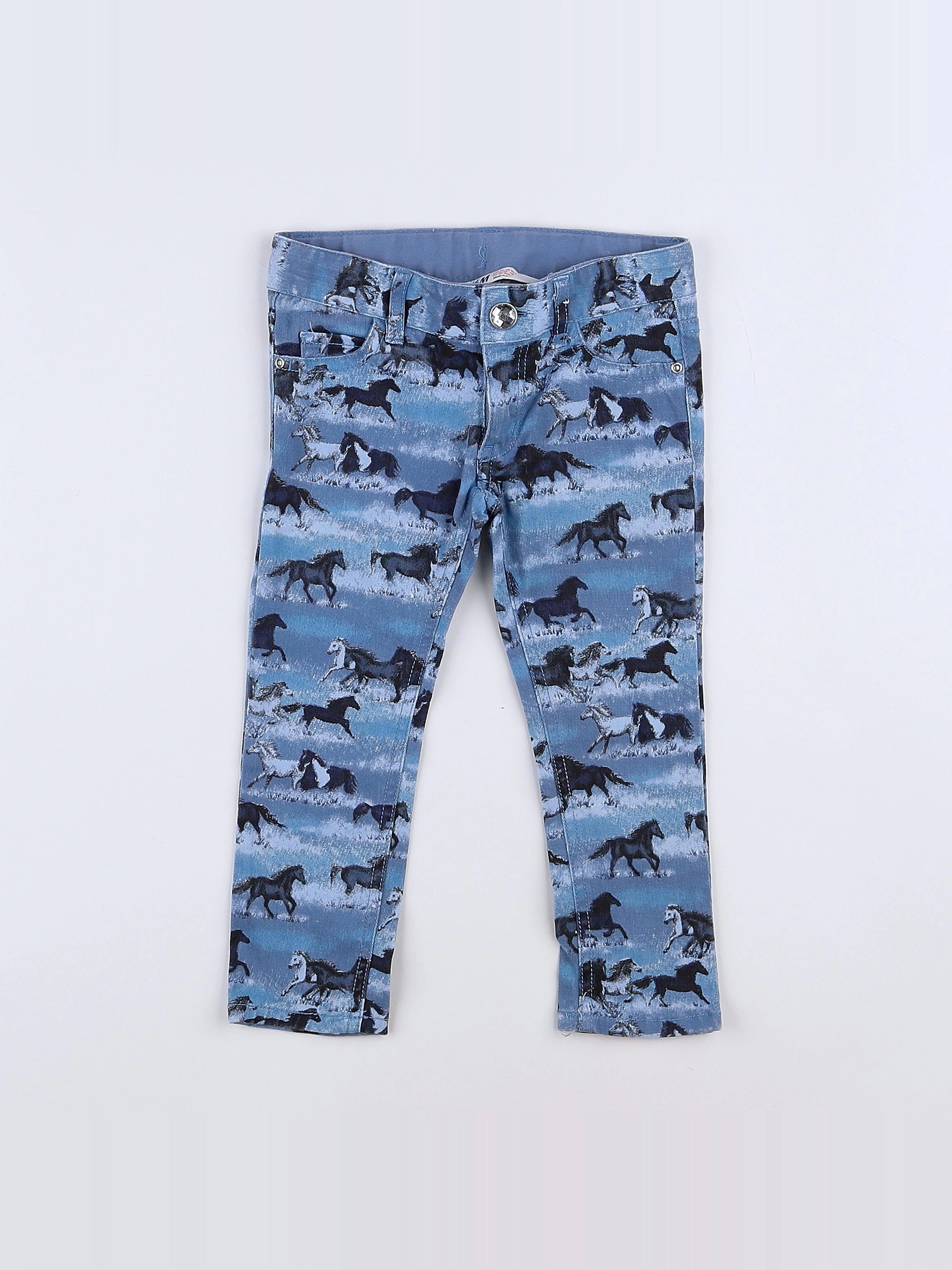 H&M - jean multicolore - 18 mois à 2 ans
