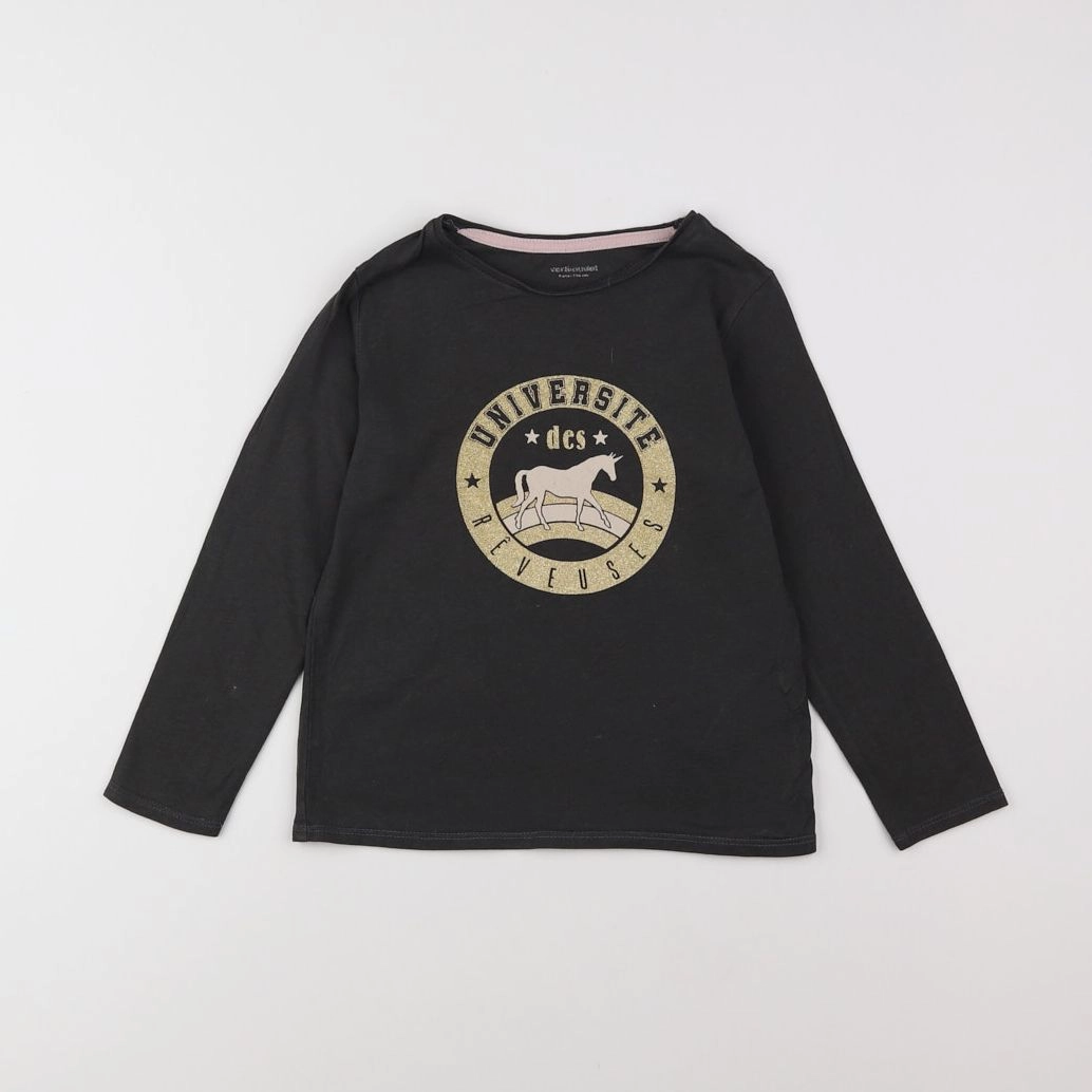 Vertbaudet - tee-shirt gris - 6 ans
