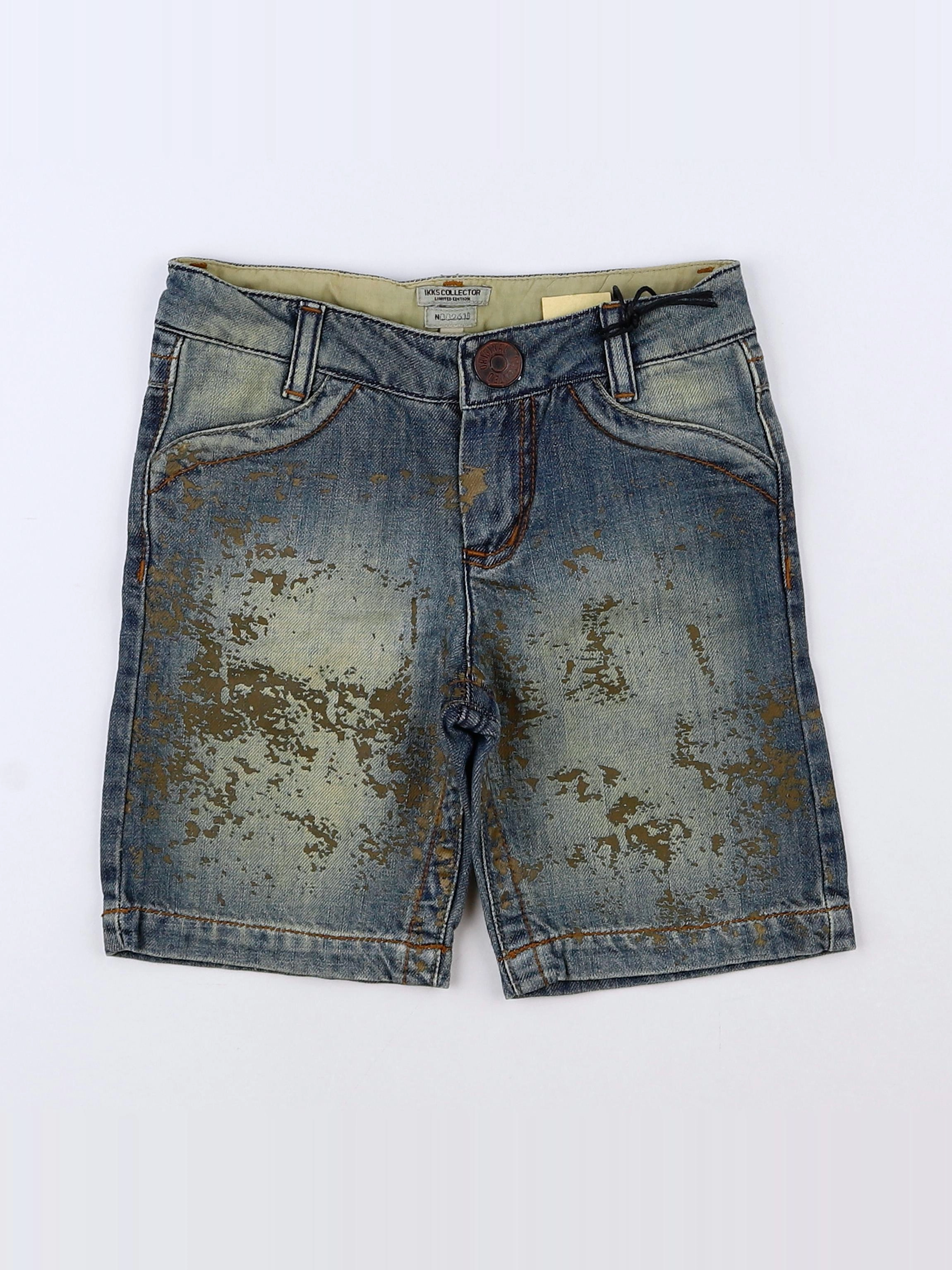 IKKS - short bleu, vert - 5 ans