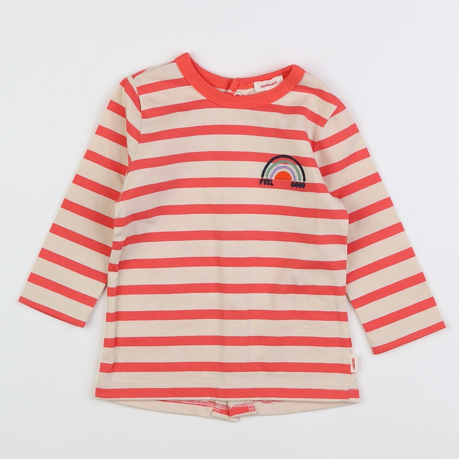 Catimini - tee-shirt orange, multicolore - 6 mois