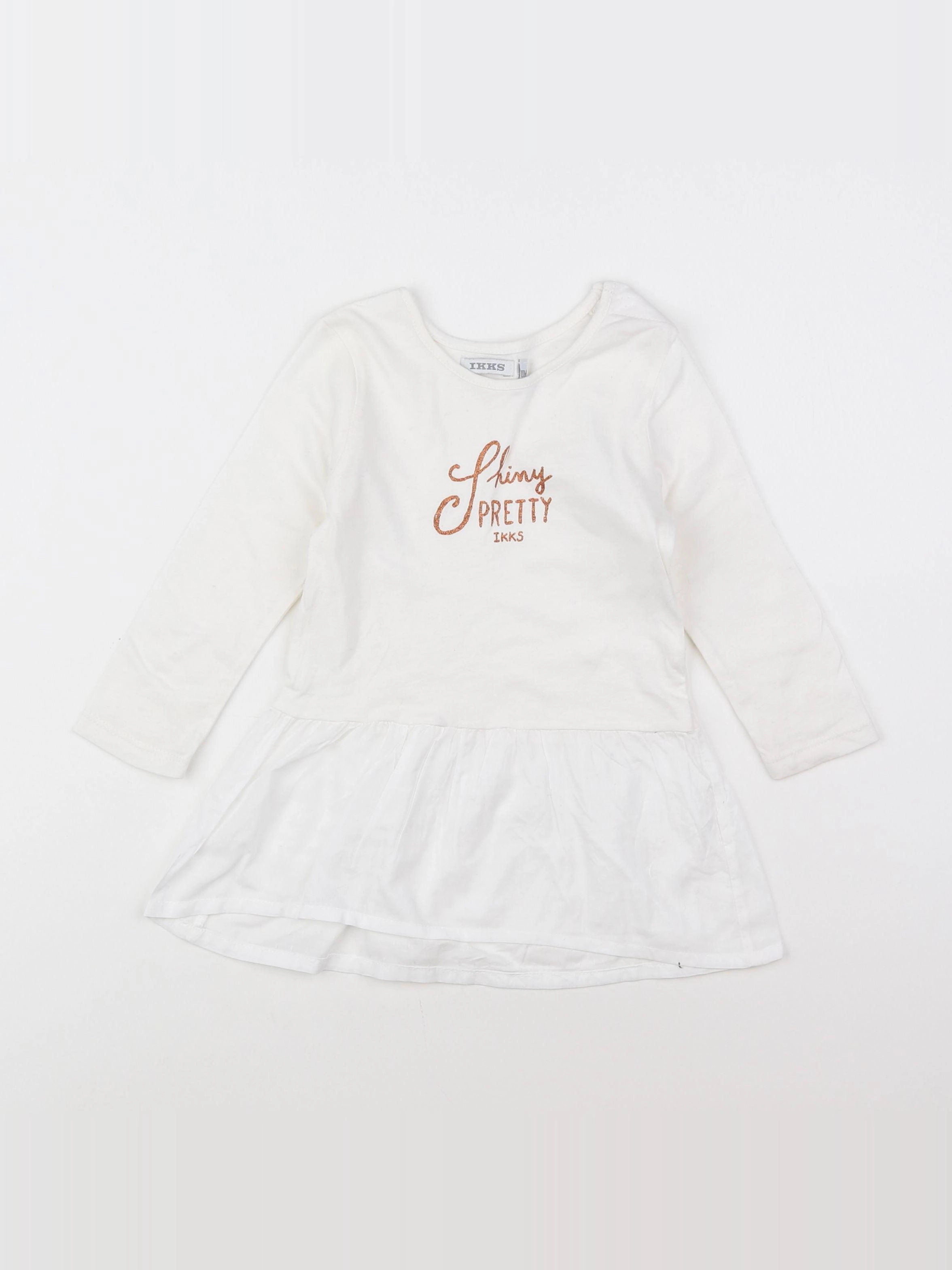 IKKS - robe blanc - 18 mois
