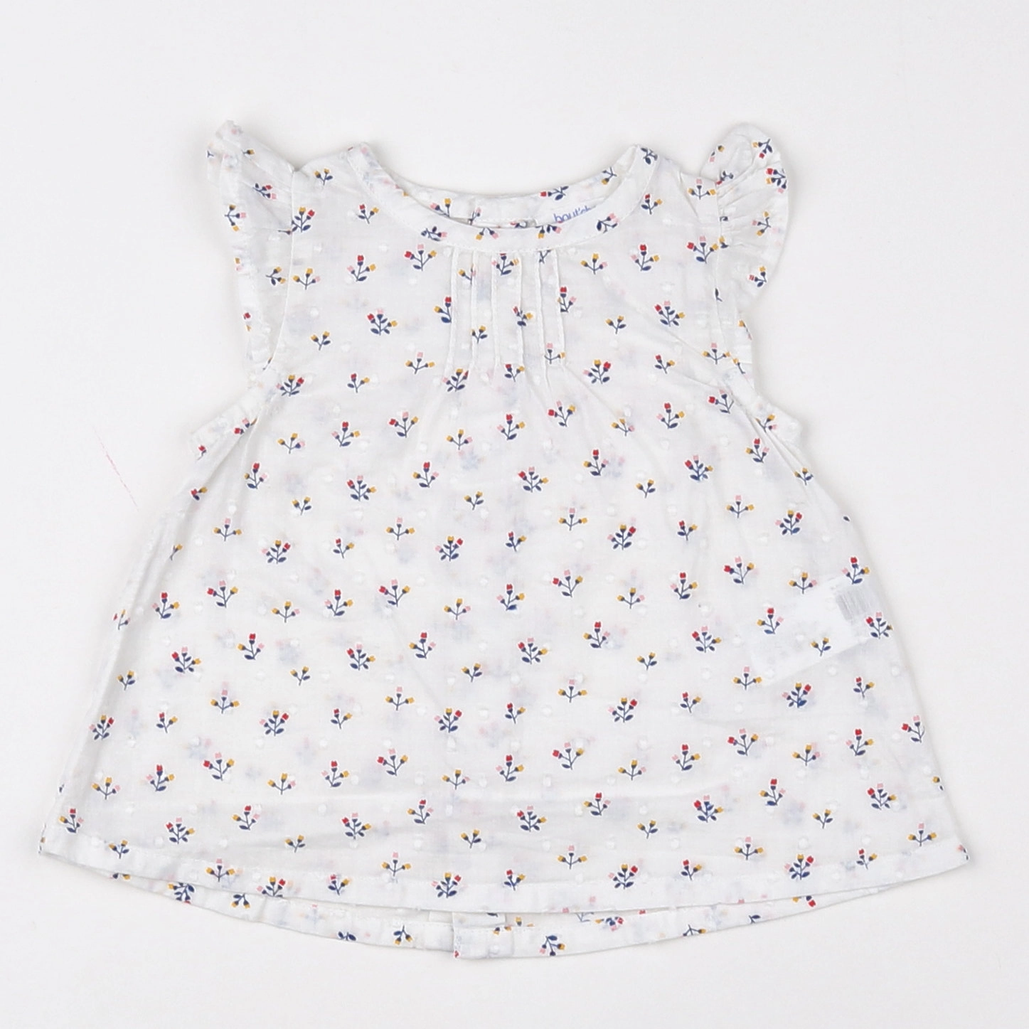 Boutchou - blouse blanc - 3 mois