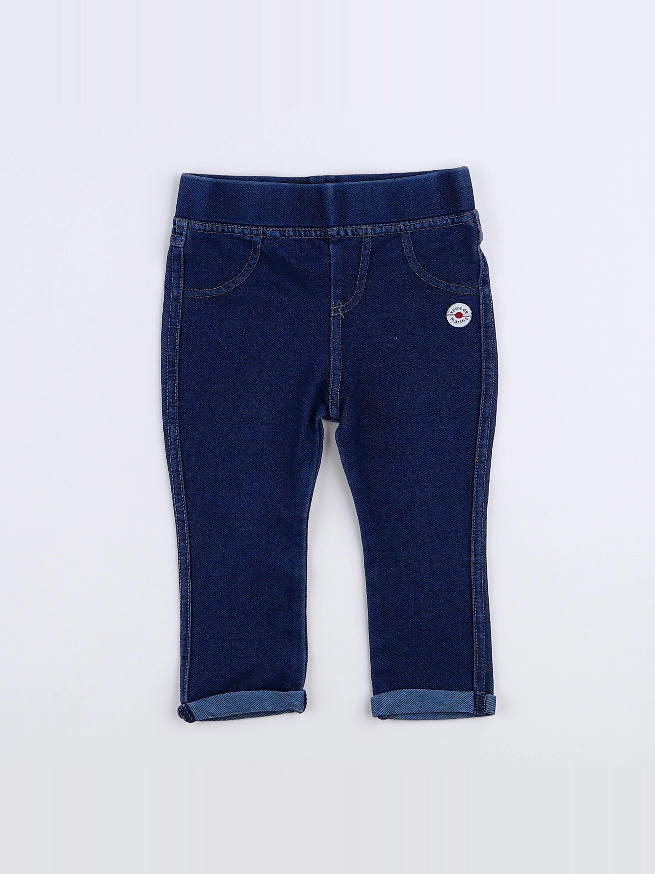Terre de marins - jegging bleu - 9 mois