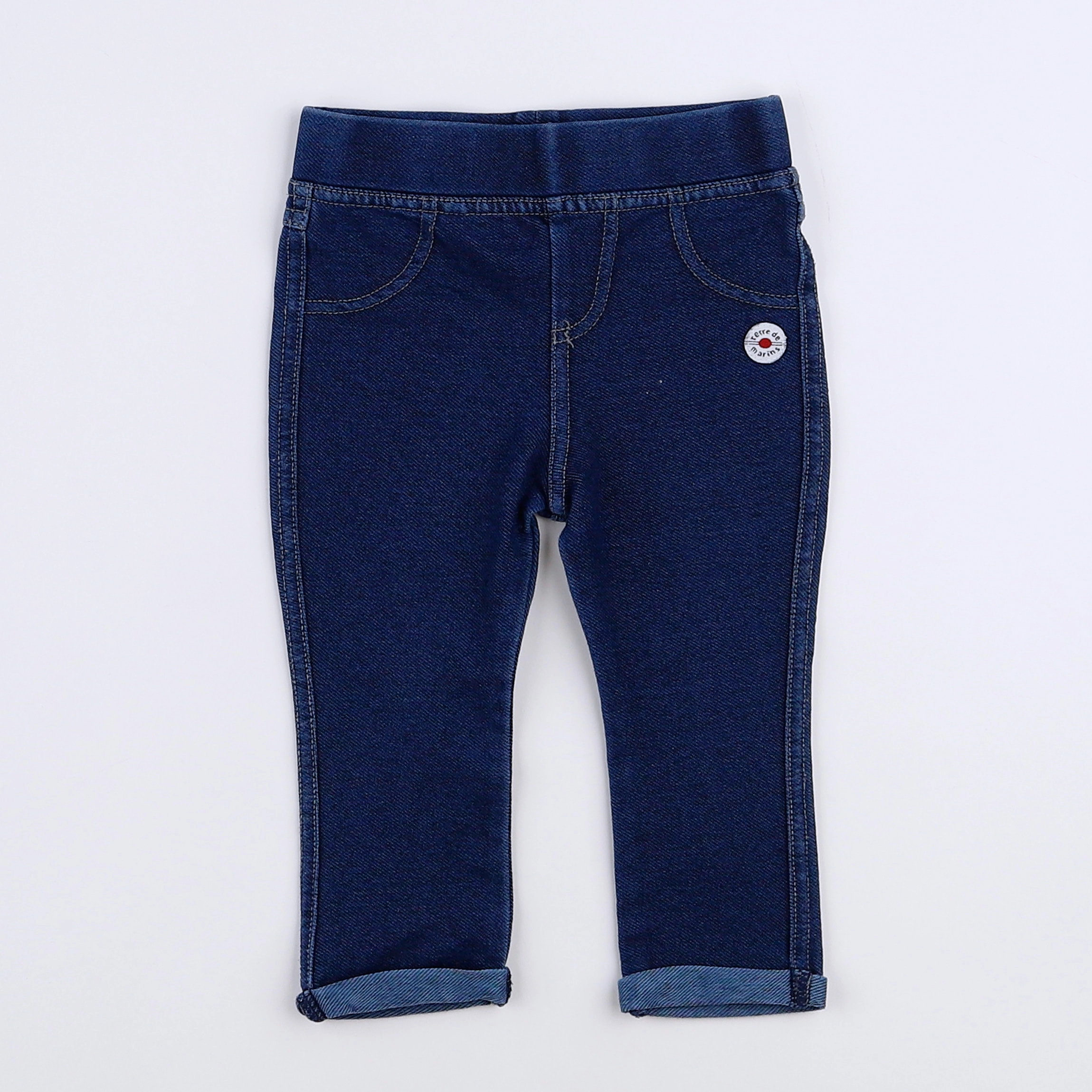 Terre de marins - jegging bleu - 9 mois