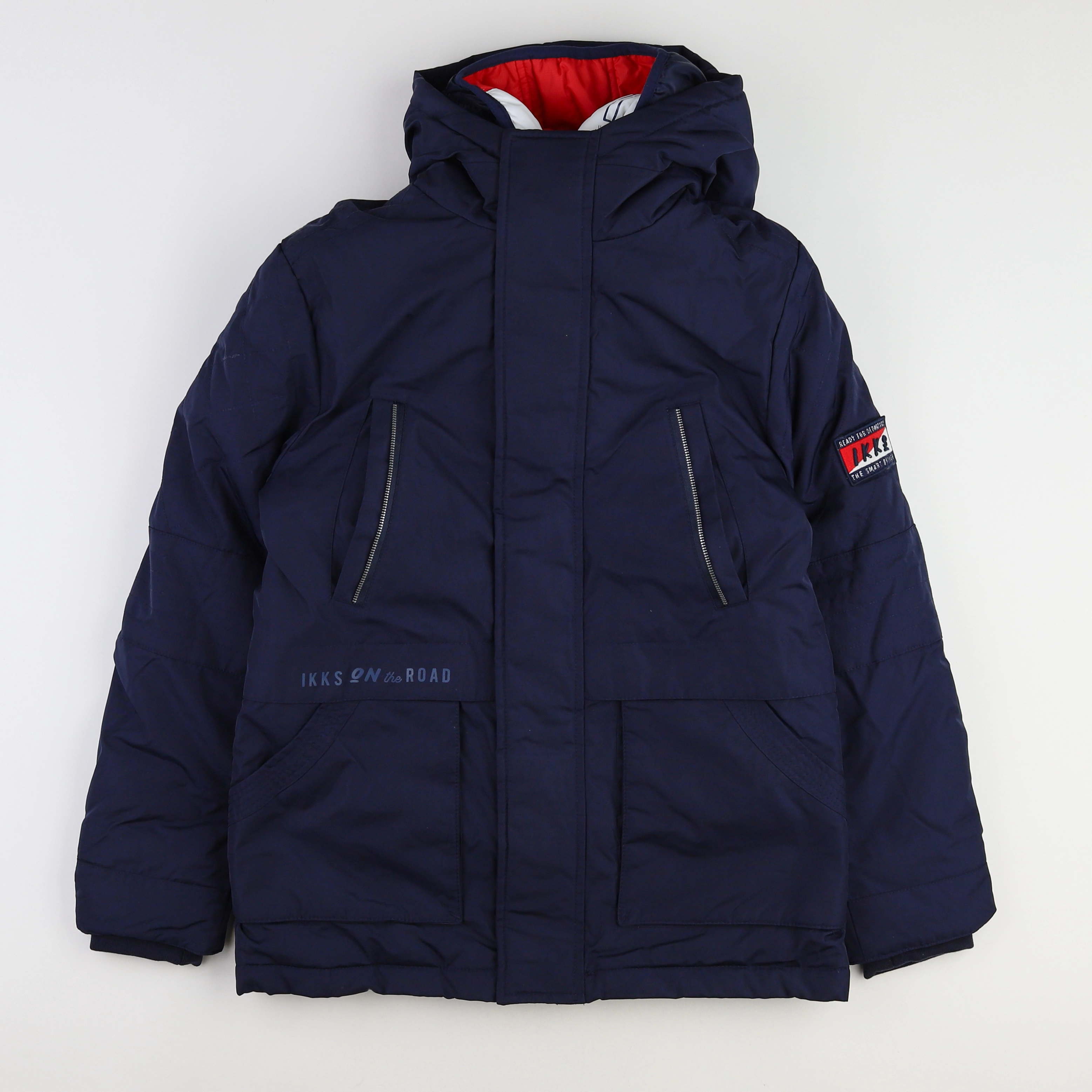 IKKS - parka bleu (neuf) - 8 ans