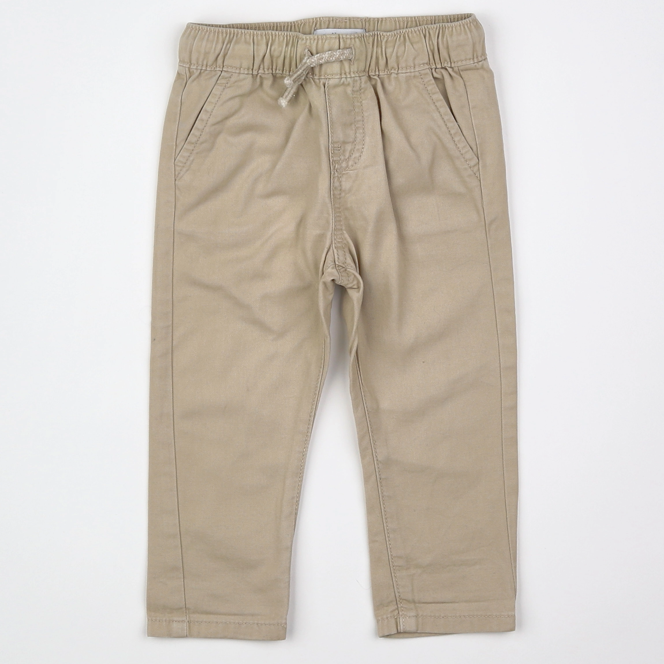 Vertbaudet - pantalon beige - 12 mois