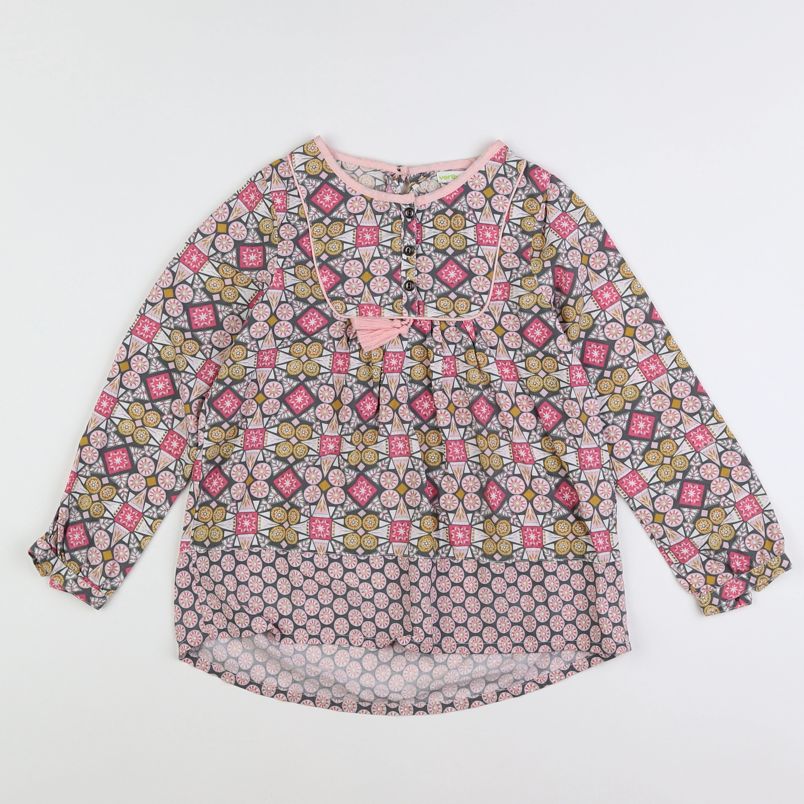 Vertbaudet - blouse multicolore - 6 ans
