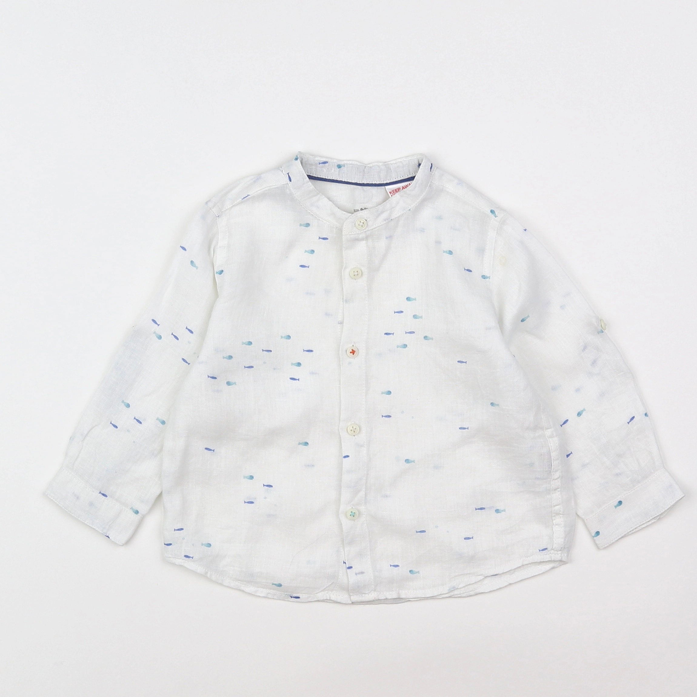 Zara - chemise blanc - 9/12 mois