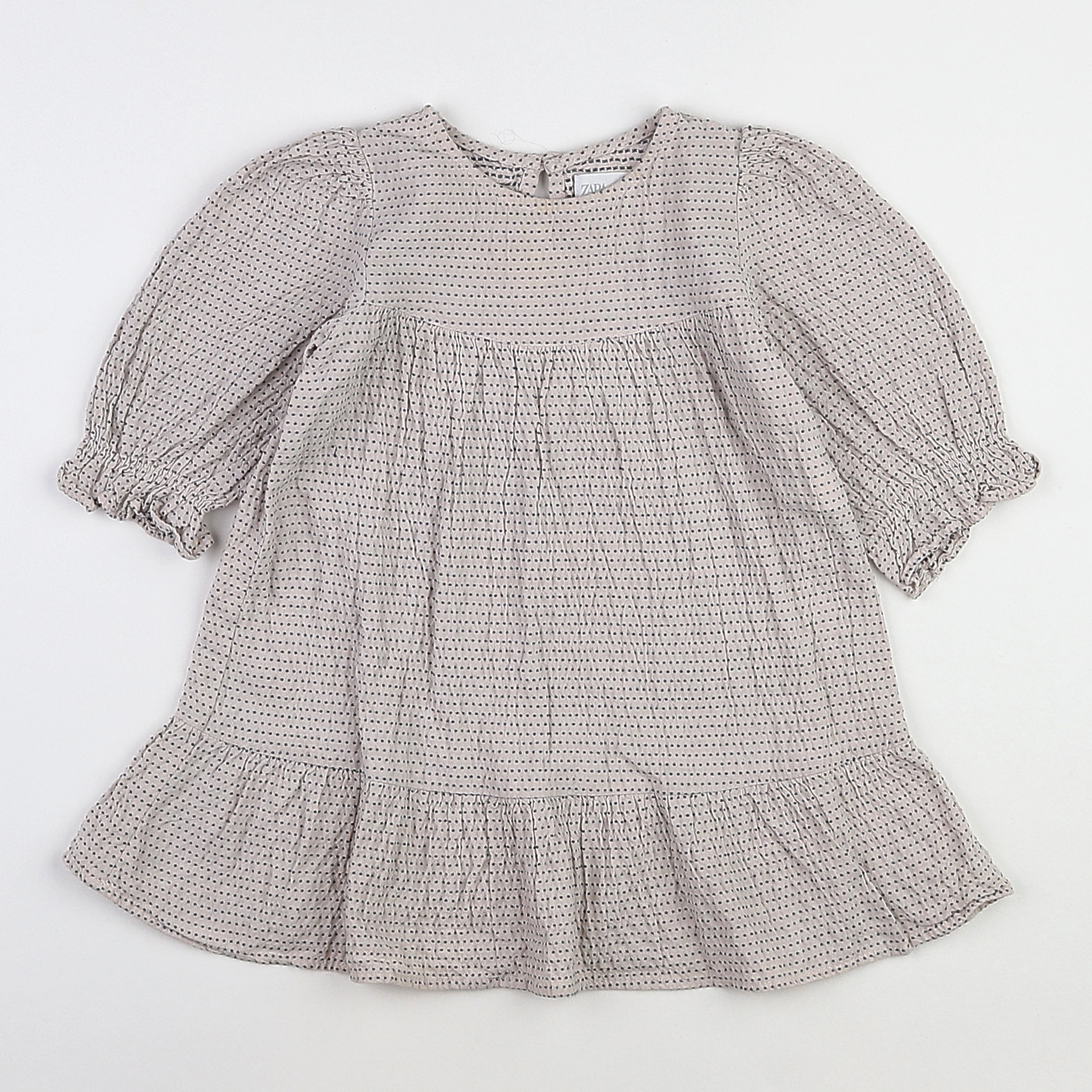 Zara - robe beige - 12/18 mois