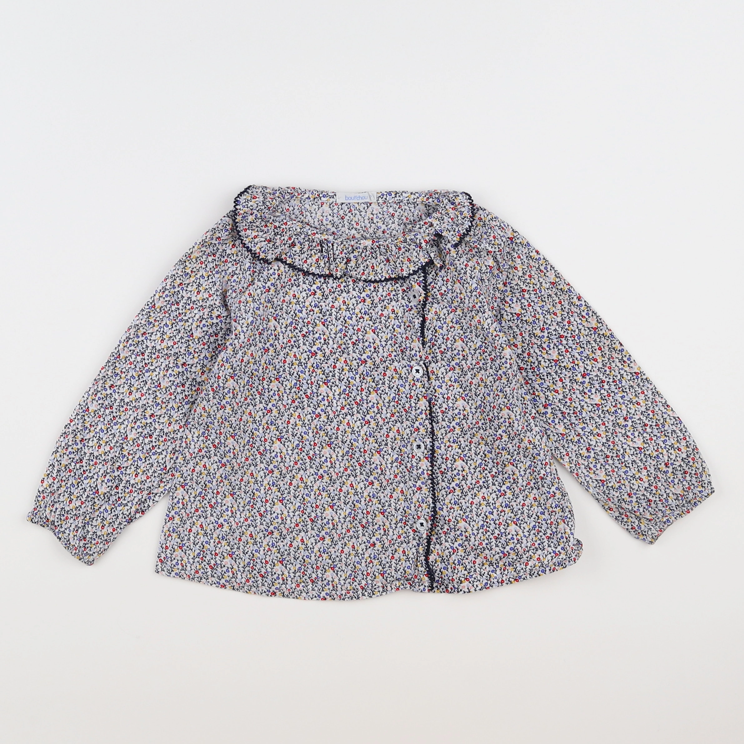 Boutchou - blouse multicolore - 18 mois