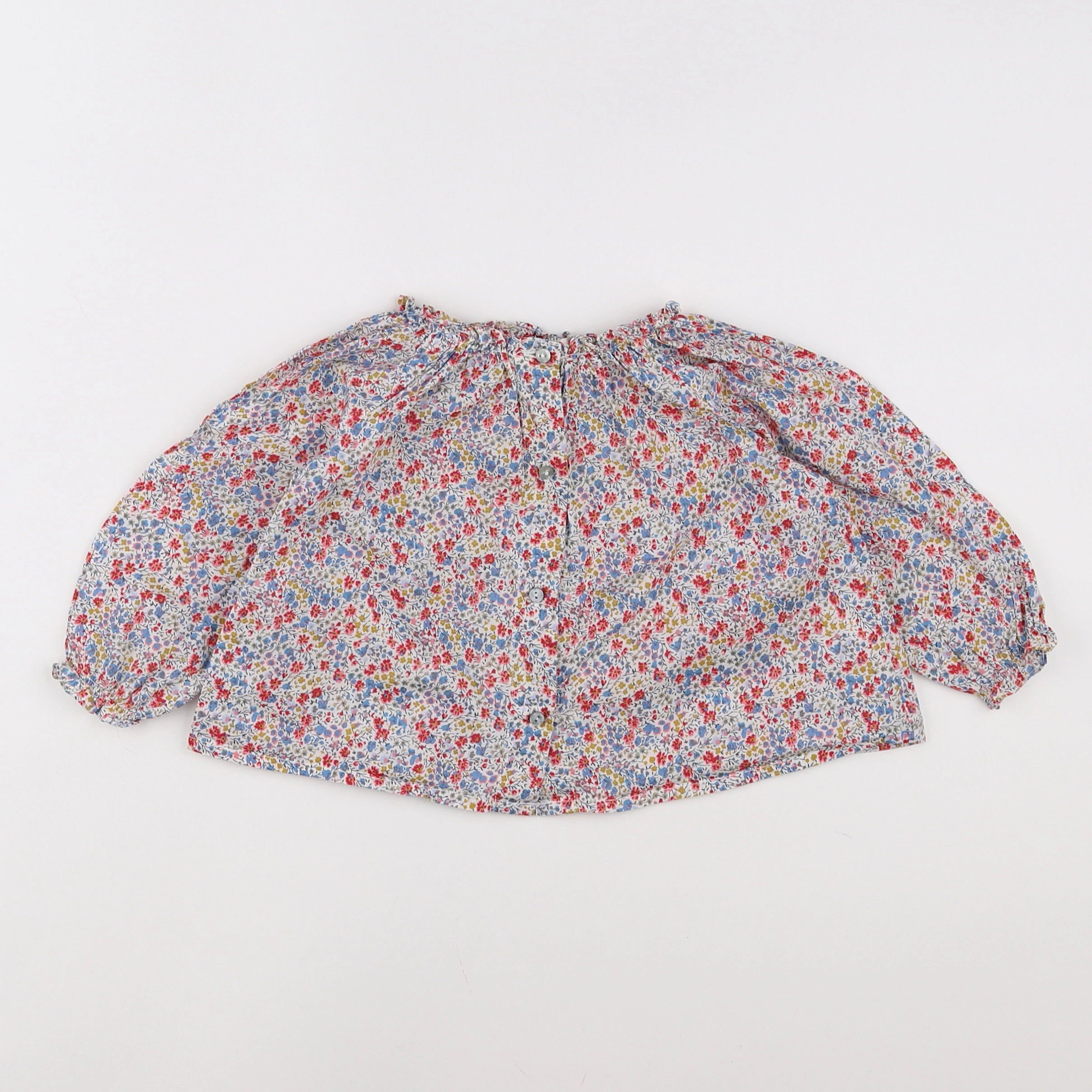 Bonton - blouse multicolore - 12 mois