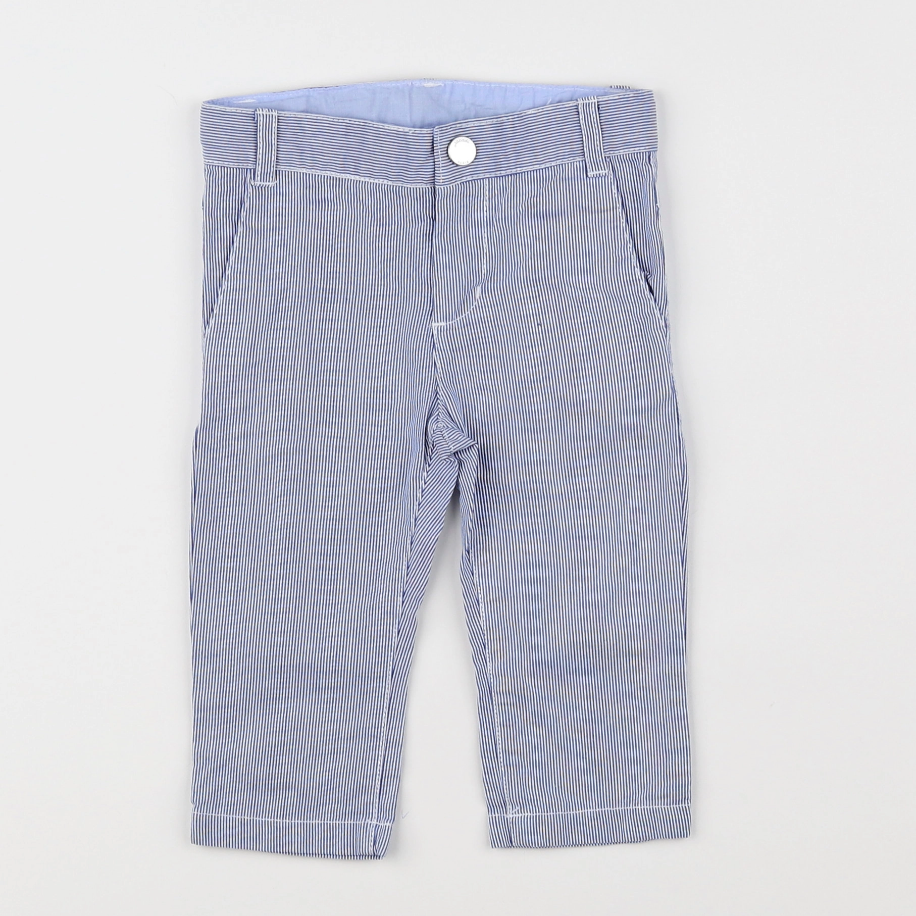 Jacadi - pantalon bleu - 12 mois