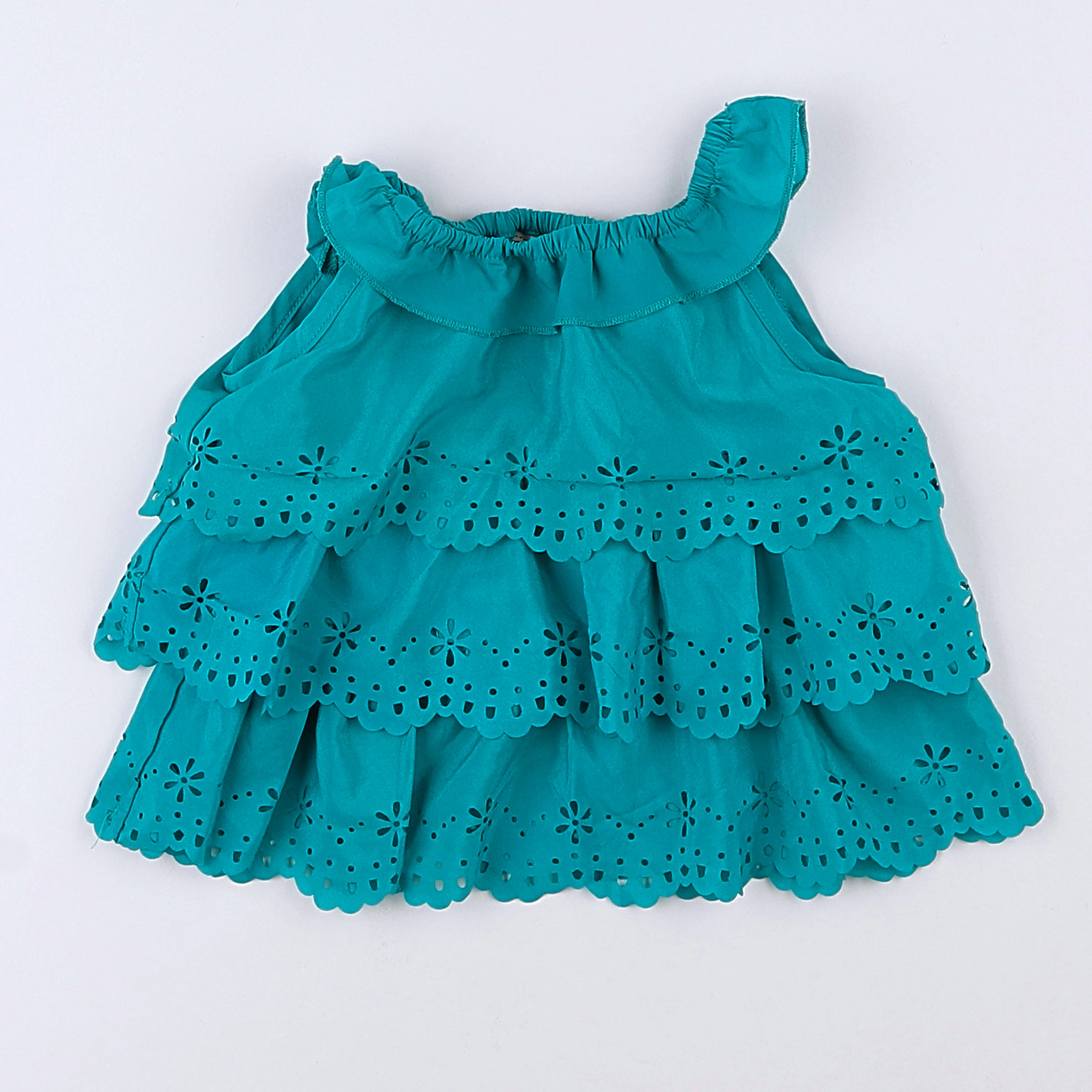 Tape à l'oeil - blouse vert - 12 mois