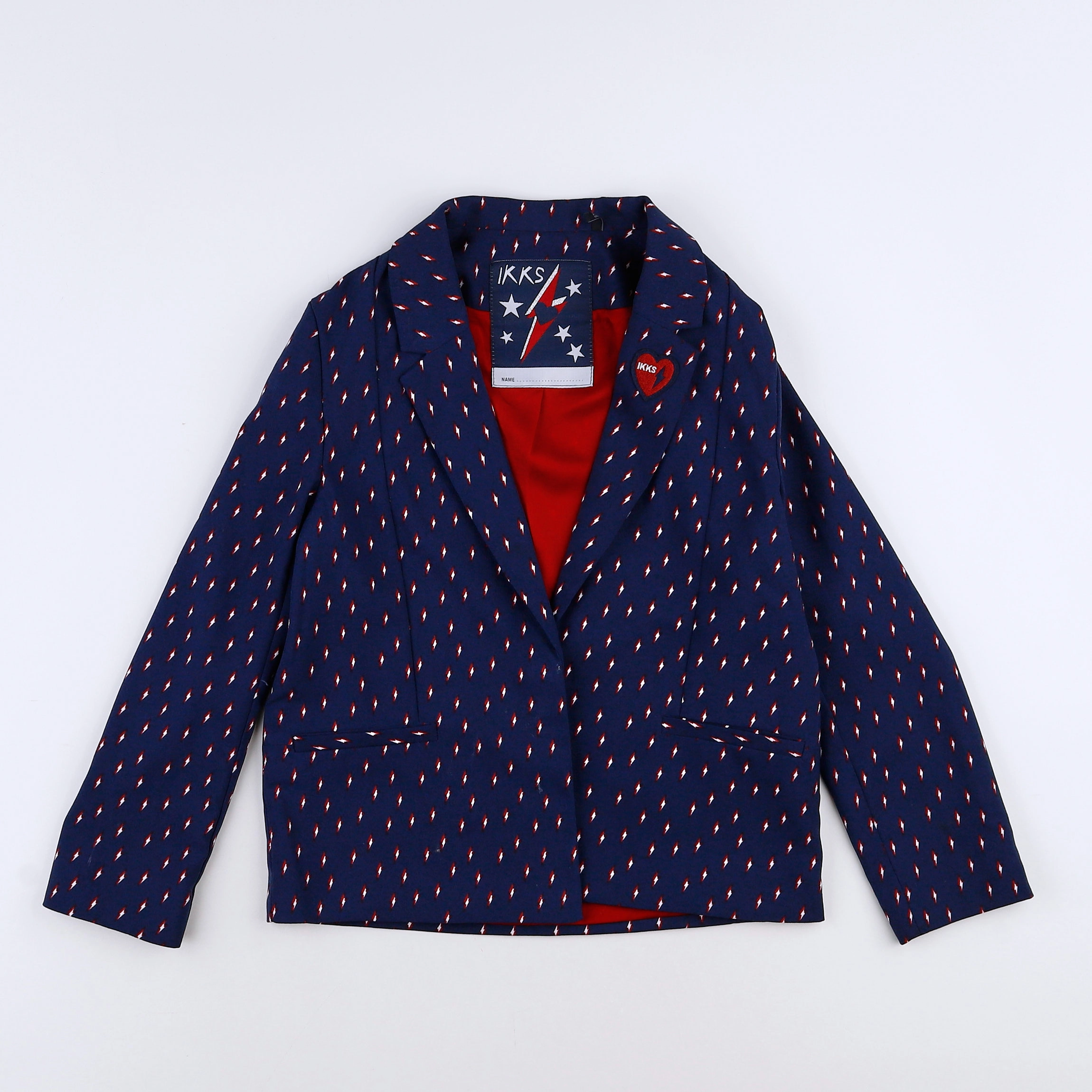 IKKS - veste bleu - 8 ans