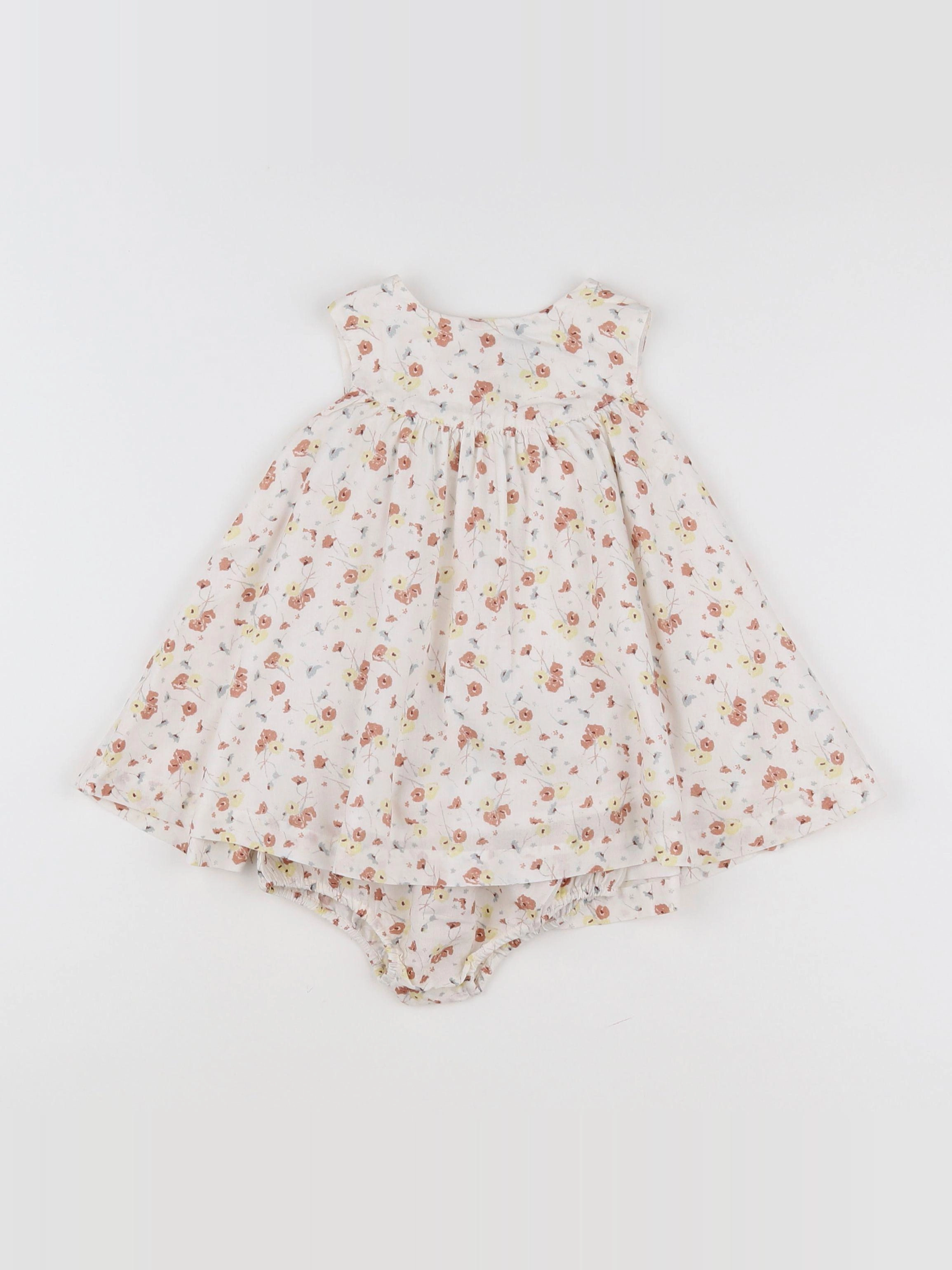 Natalys - robe blanc - 6 mois