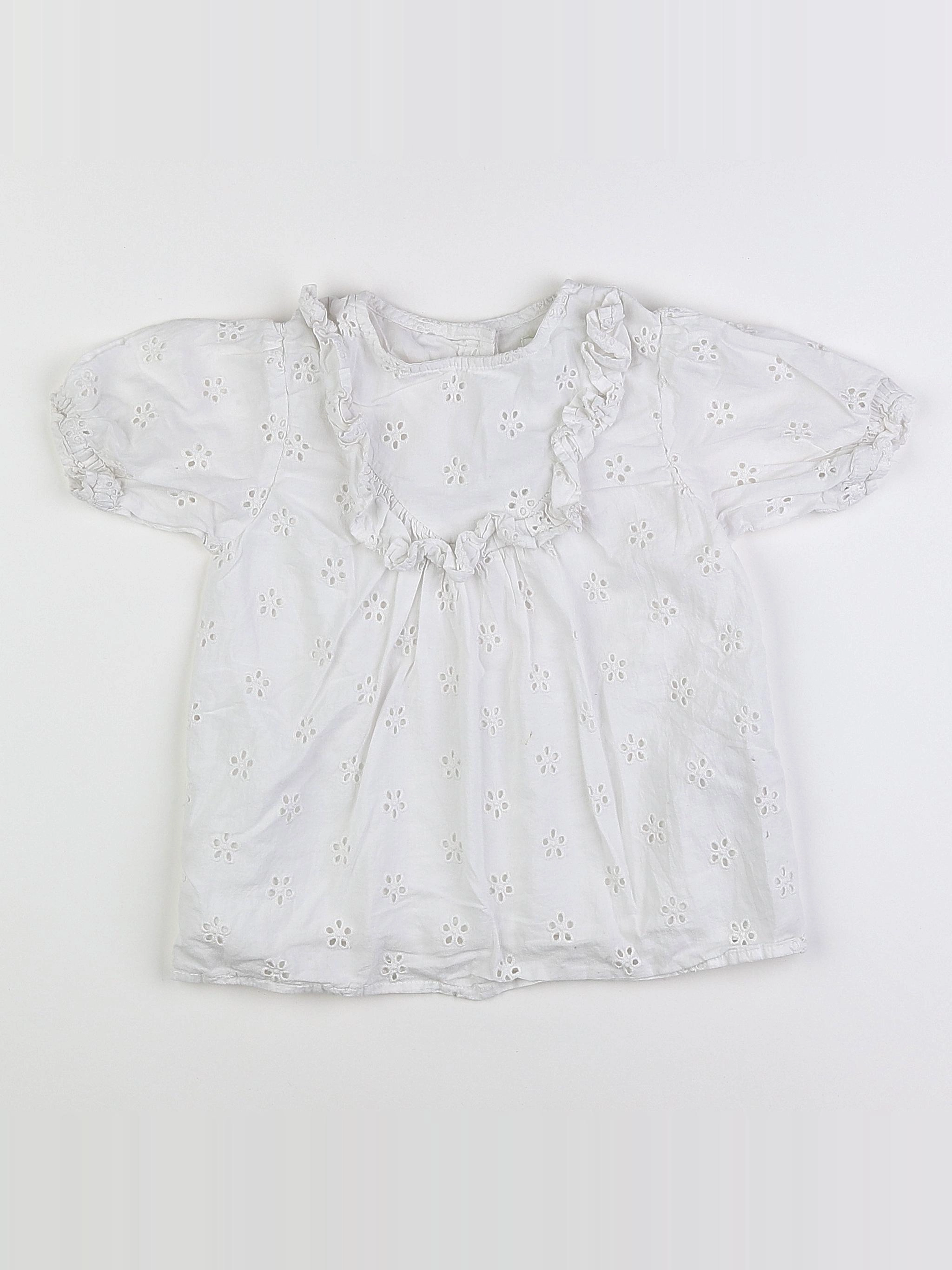 Vertbaudet - blouse blanc - 6 ans