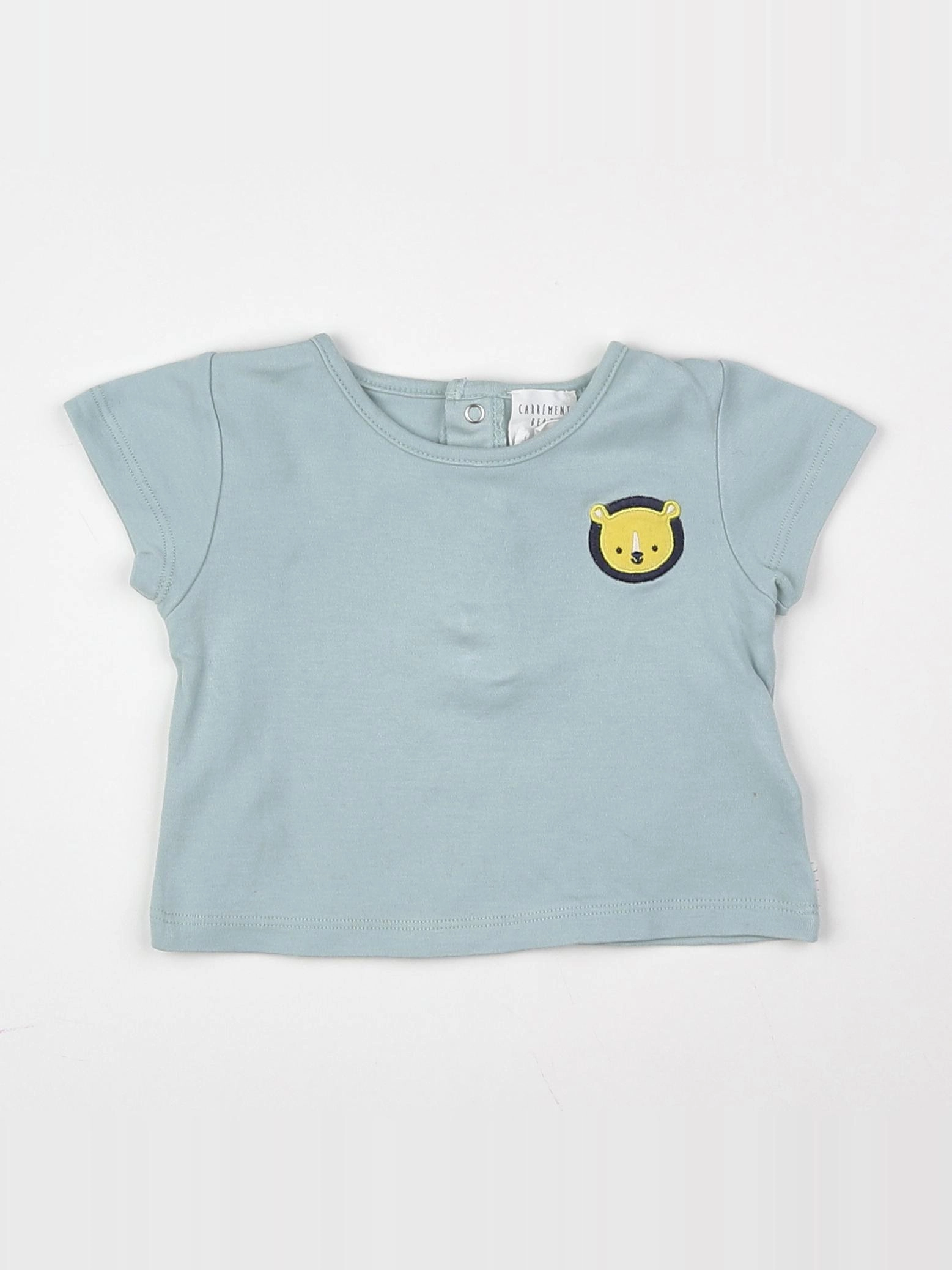 Carrément Beau - tee-shirt bleu - 9 mois