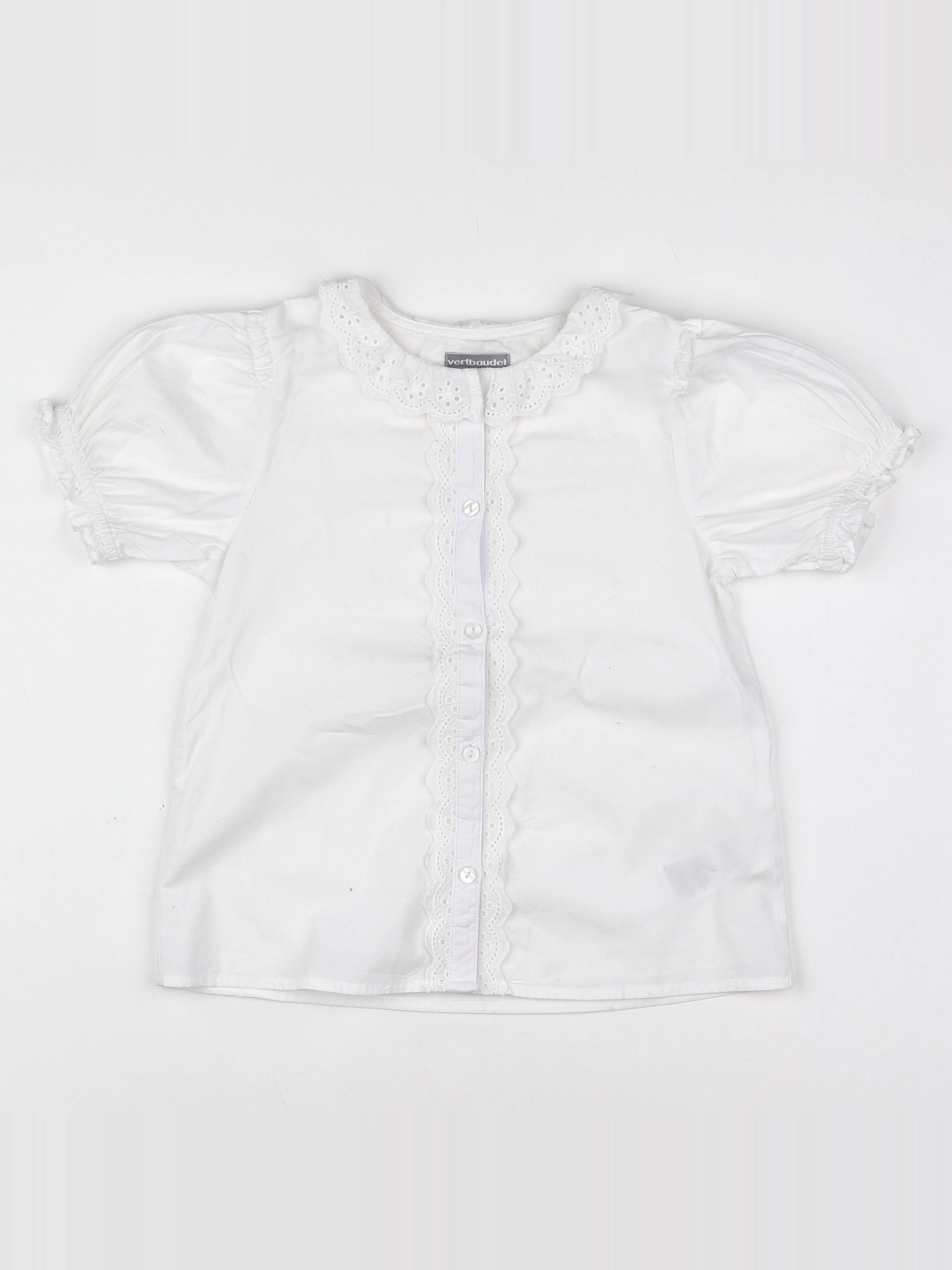 Vertbaudet - blouse blanc - 8 ans