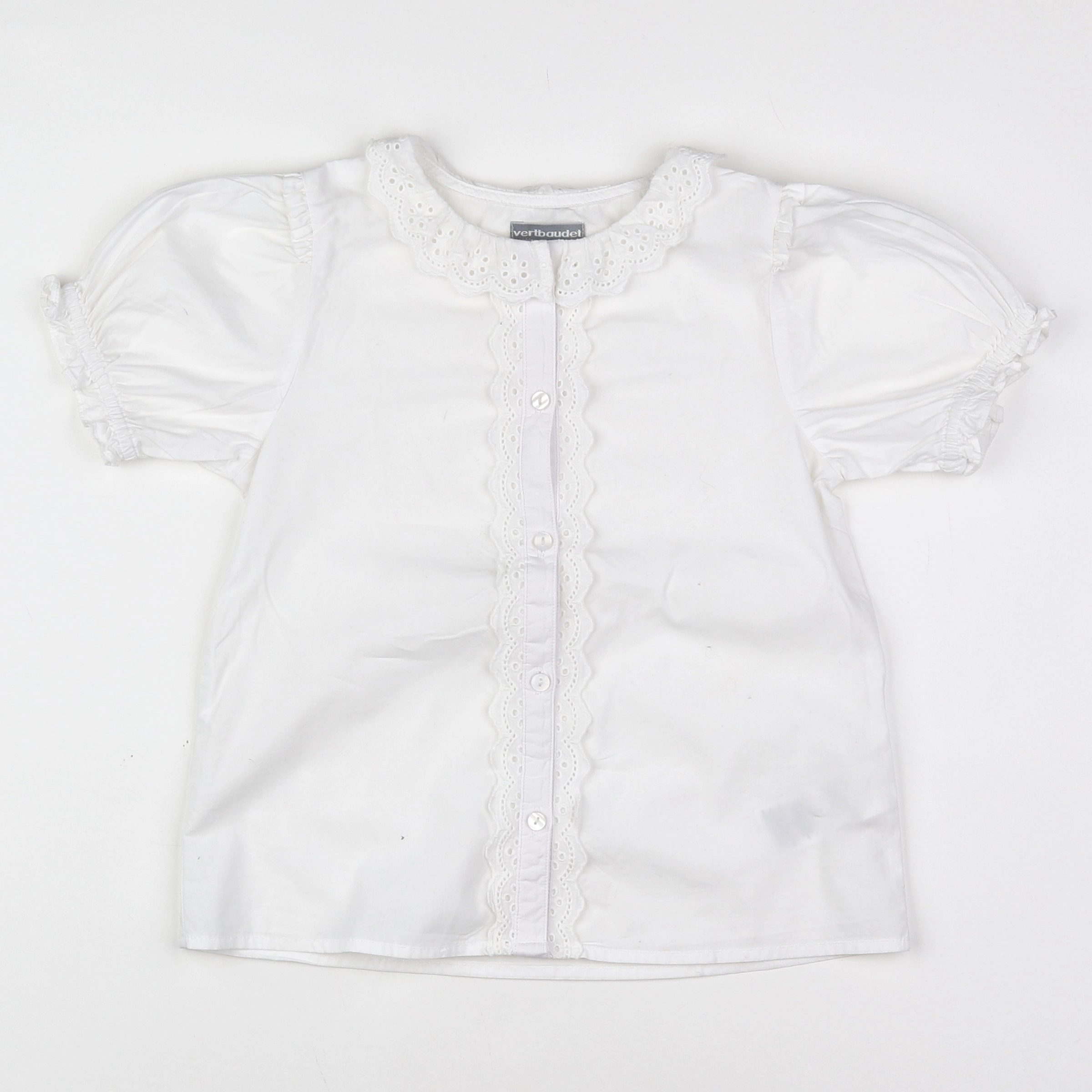 Vertbaudet - blouse blanc - 8 ans
