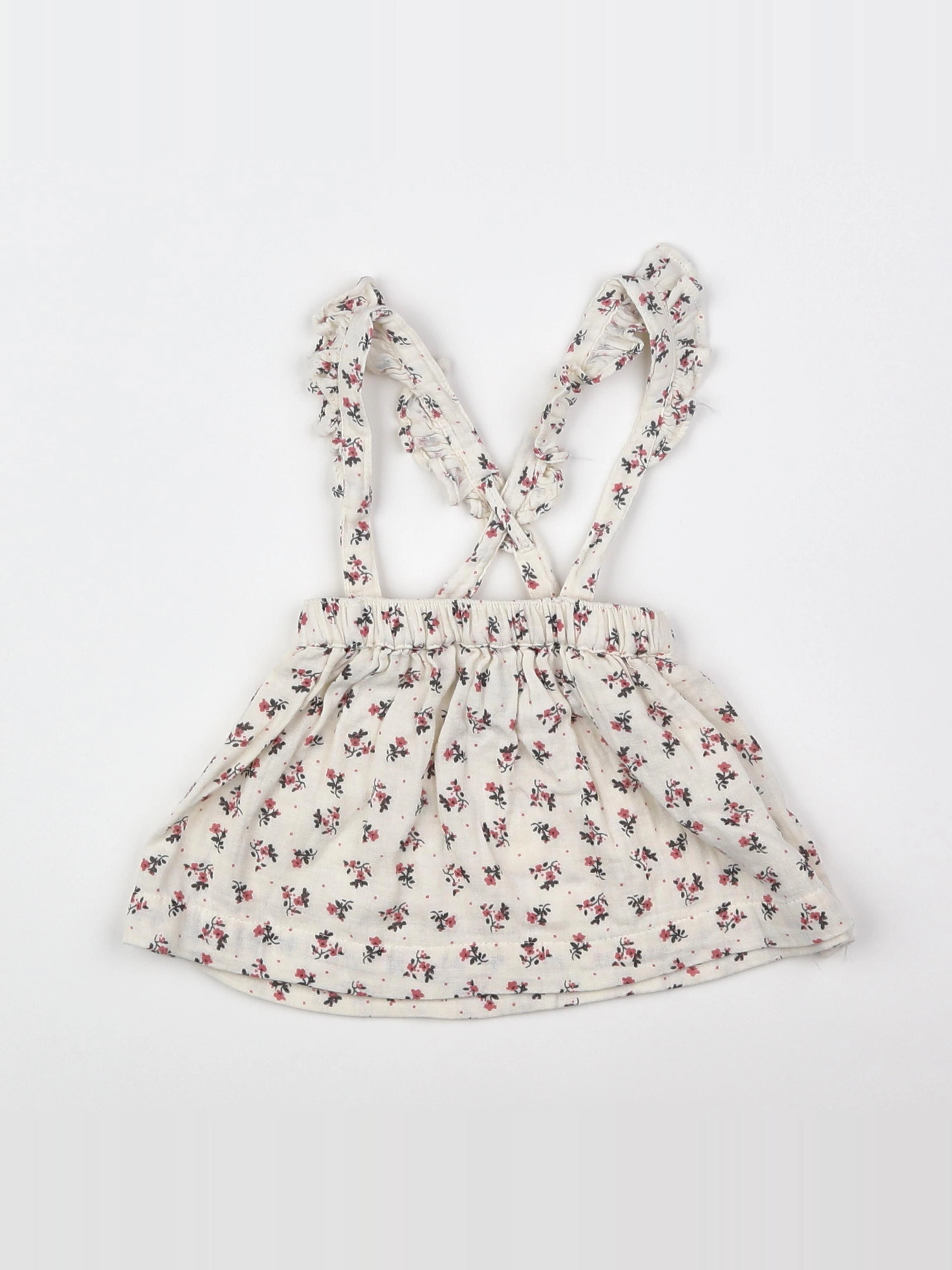 Vertbaudet - jupe beige - 6 mois