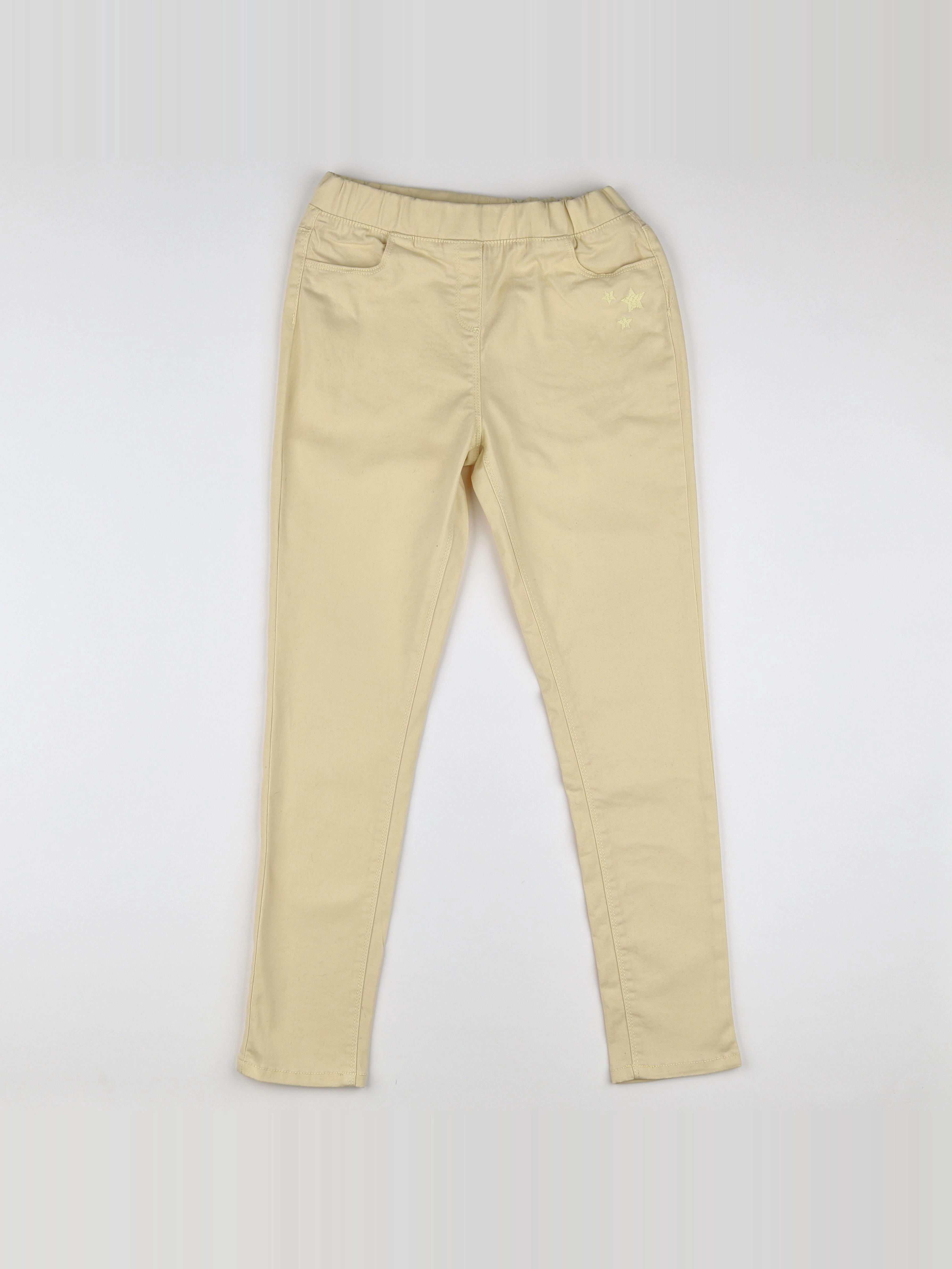 Vertbaudet - jegging jaune - 12 ans