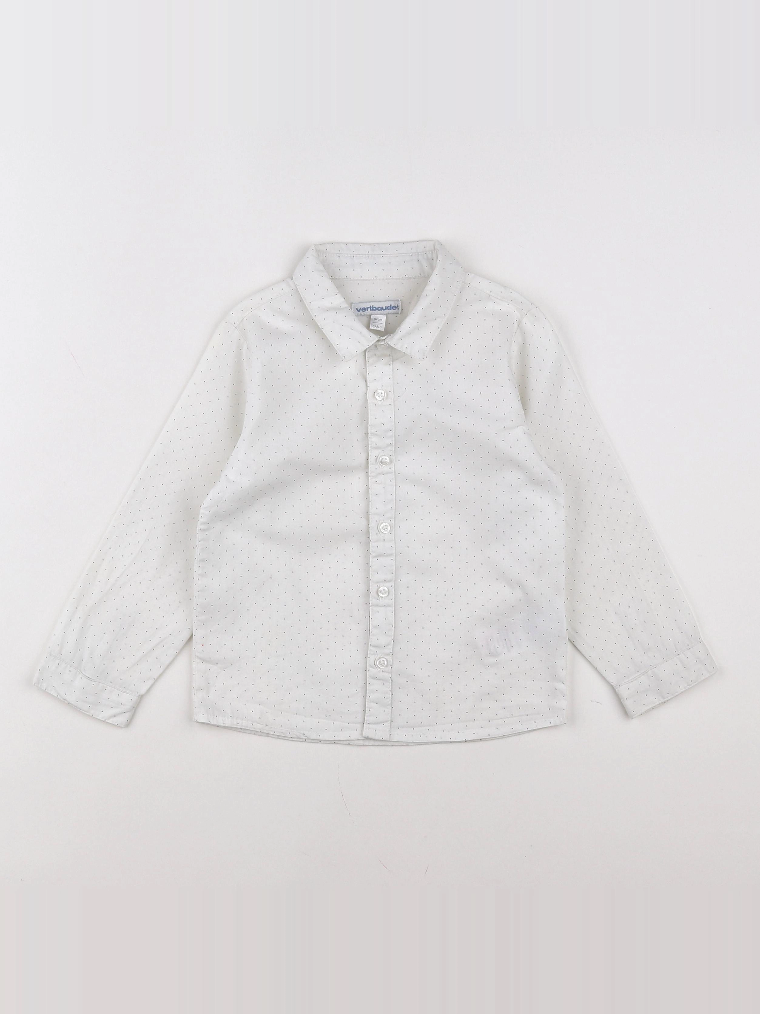Vertbaudet - chemise blanc - 3 ans