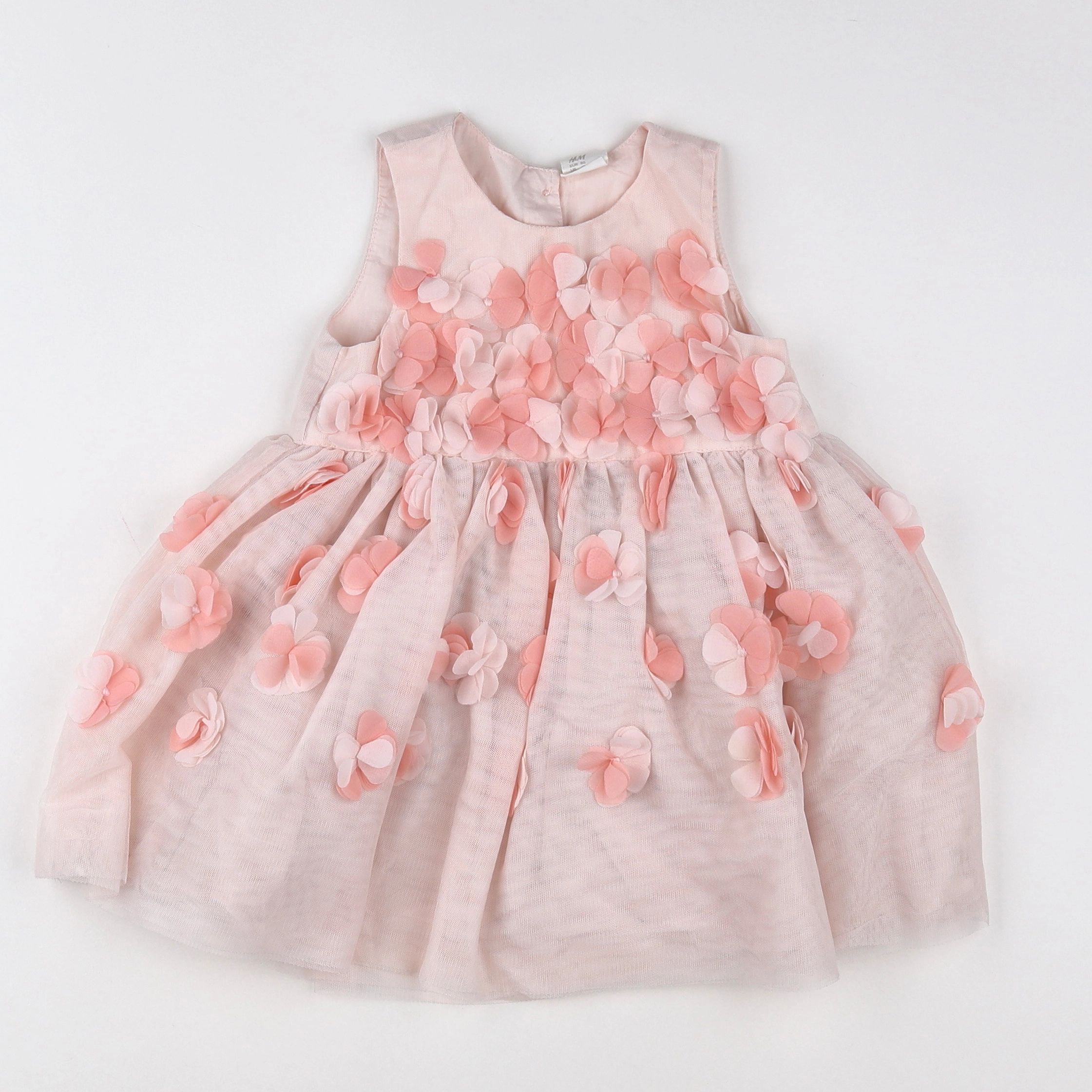 H&M - robe rose - 12/18 mois
