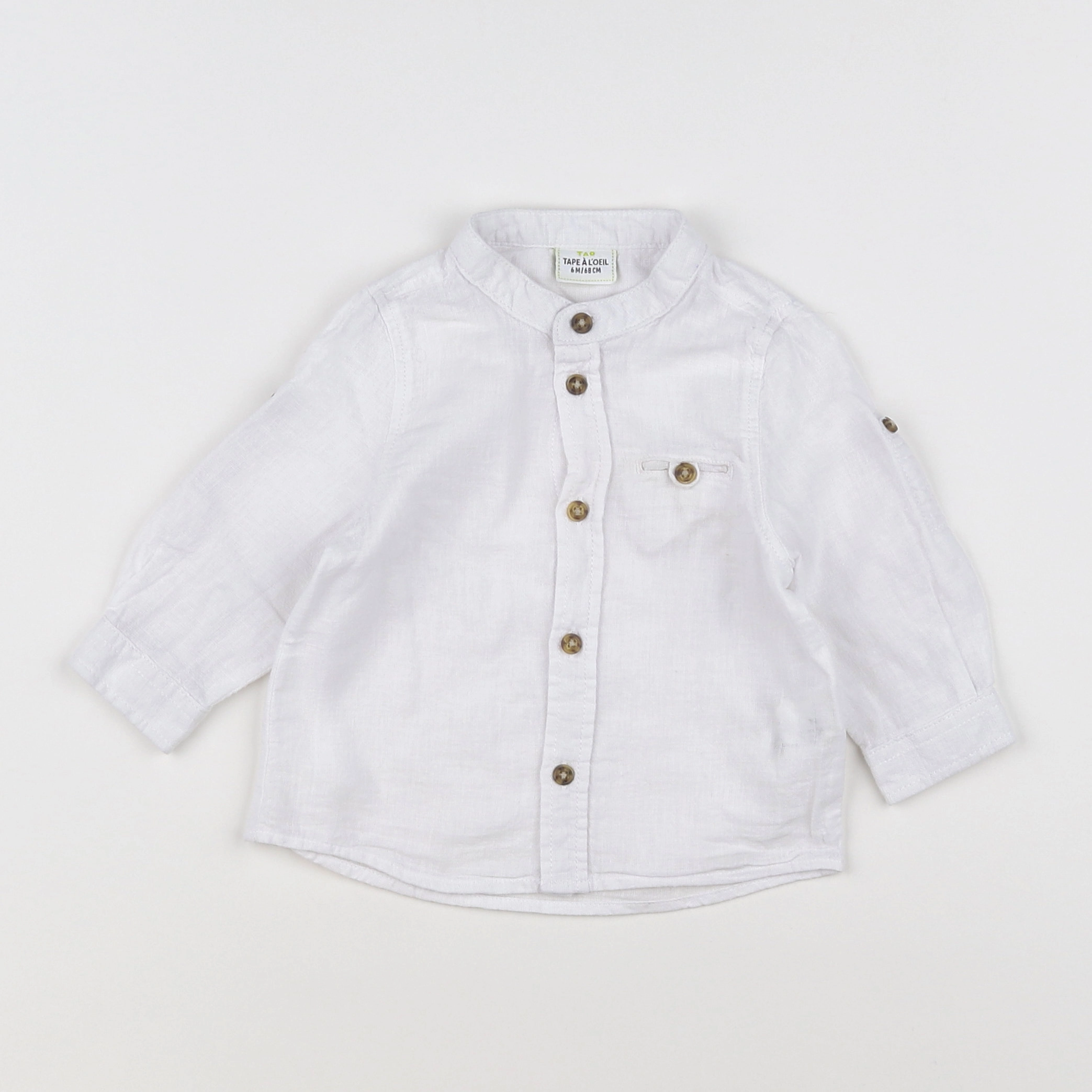 Tape à l'oeil - chemise blanc - 6 mois